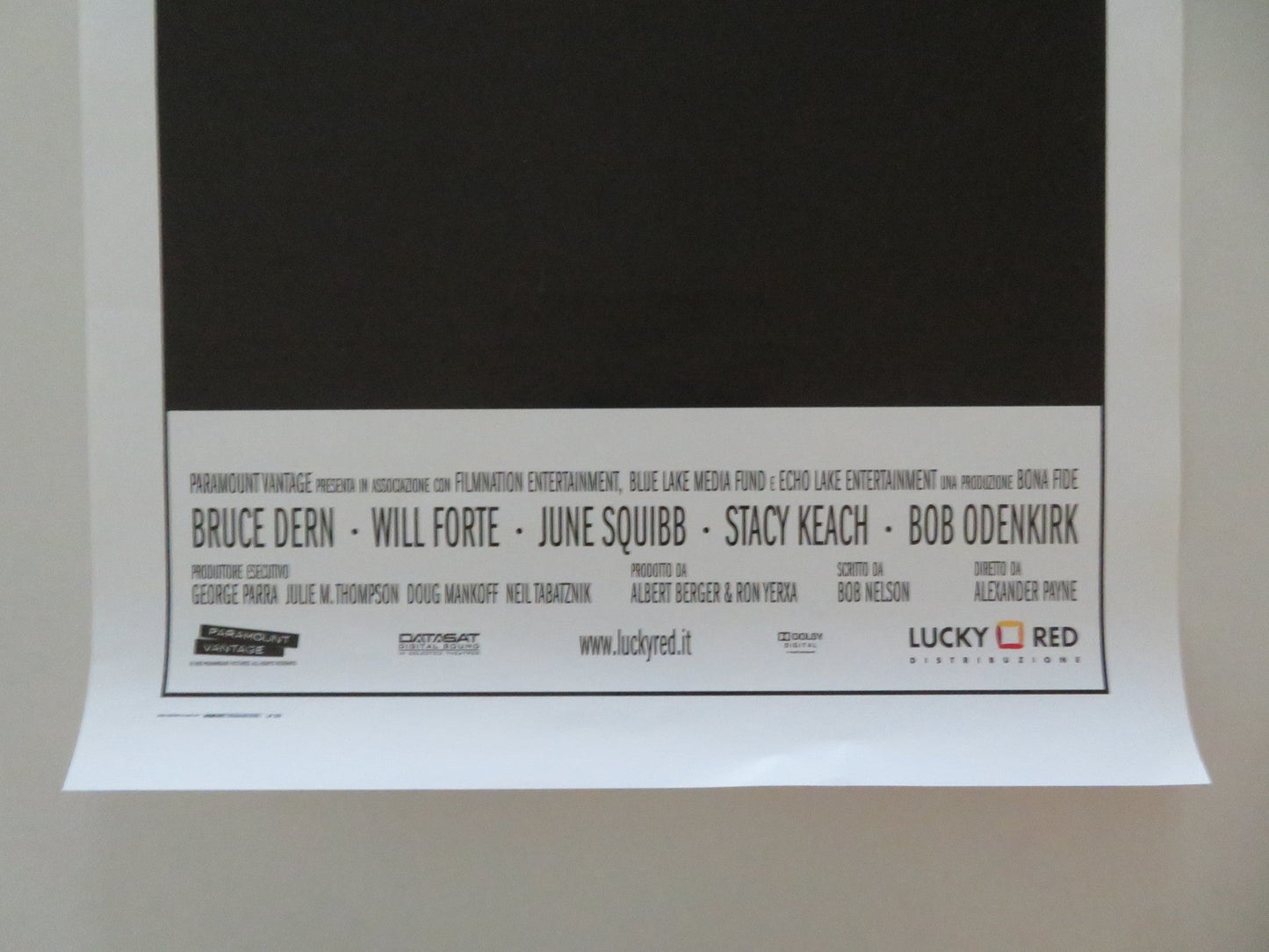 NEBRASKA ITALIAN LOCANDINA POSTER BRUCE DERN WILL FORTE 2013 Movie posters