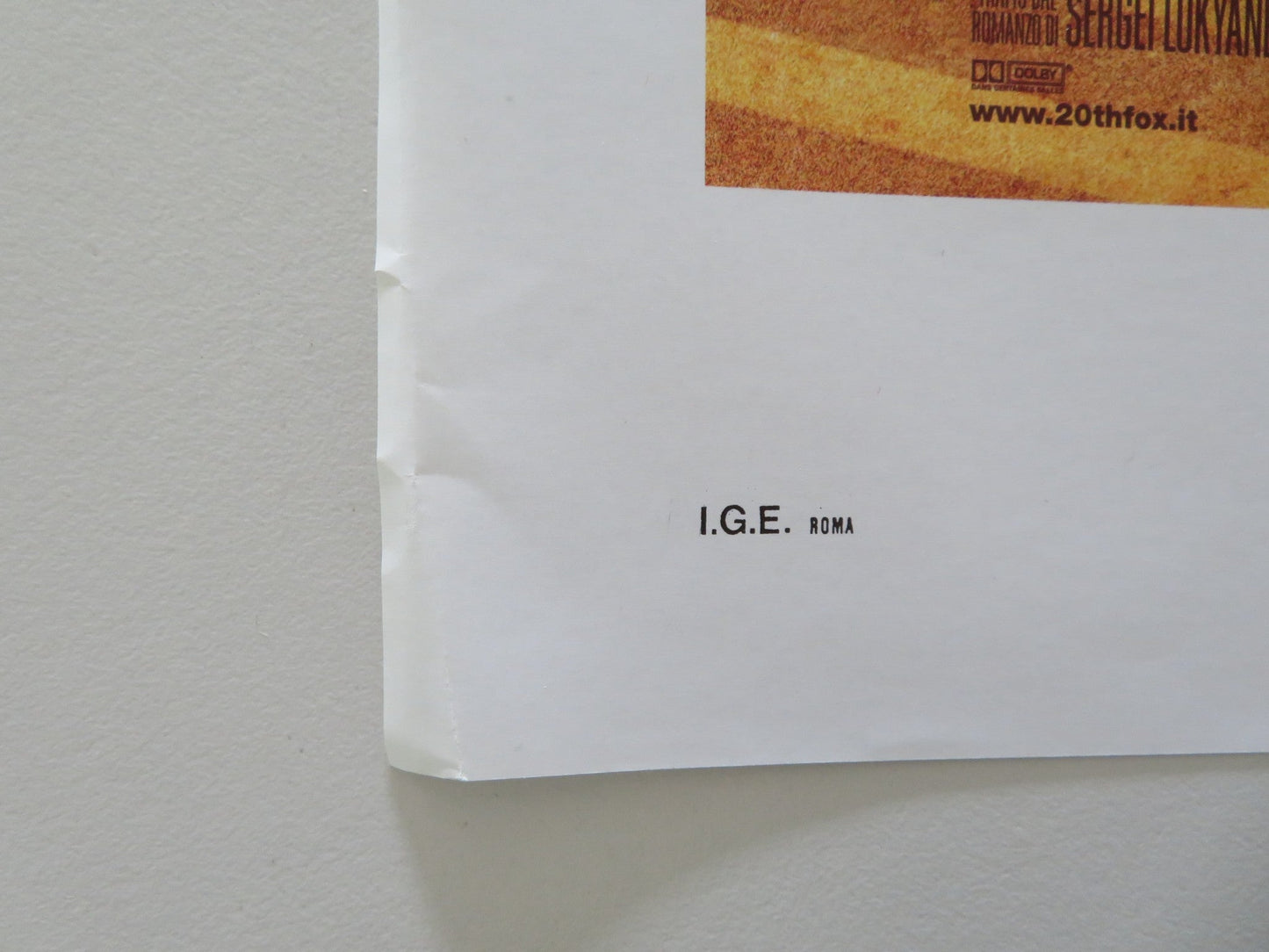 Night Watch ITALIAN LOCANDINA POSTER KONSTANTIN KHABENSKIY VLADIMIR MENSHOV 2004 Movie posters