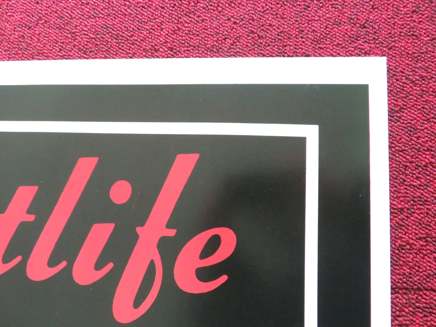 NIGHTLIFE FOLDED US ONE SHEET POSTER BRIDGETTE MONET LONI SANDERS 1982 Rendezvous Cinema Movie posters