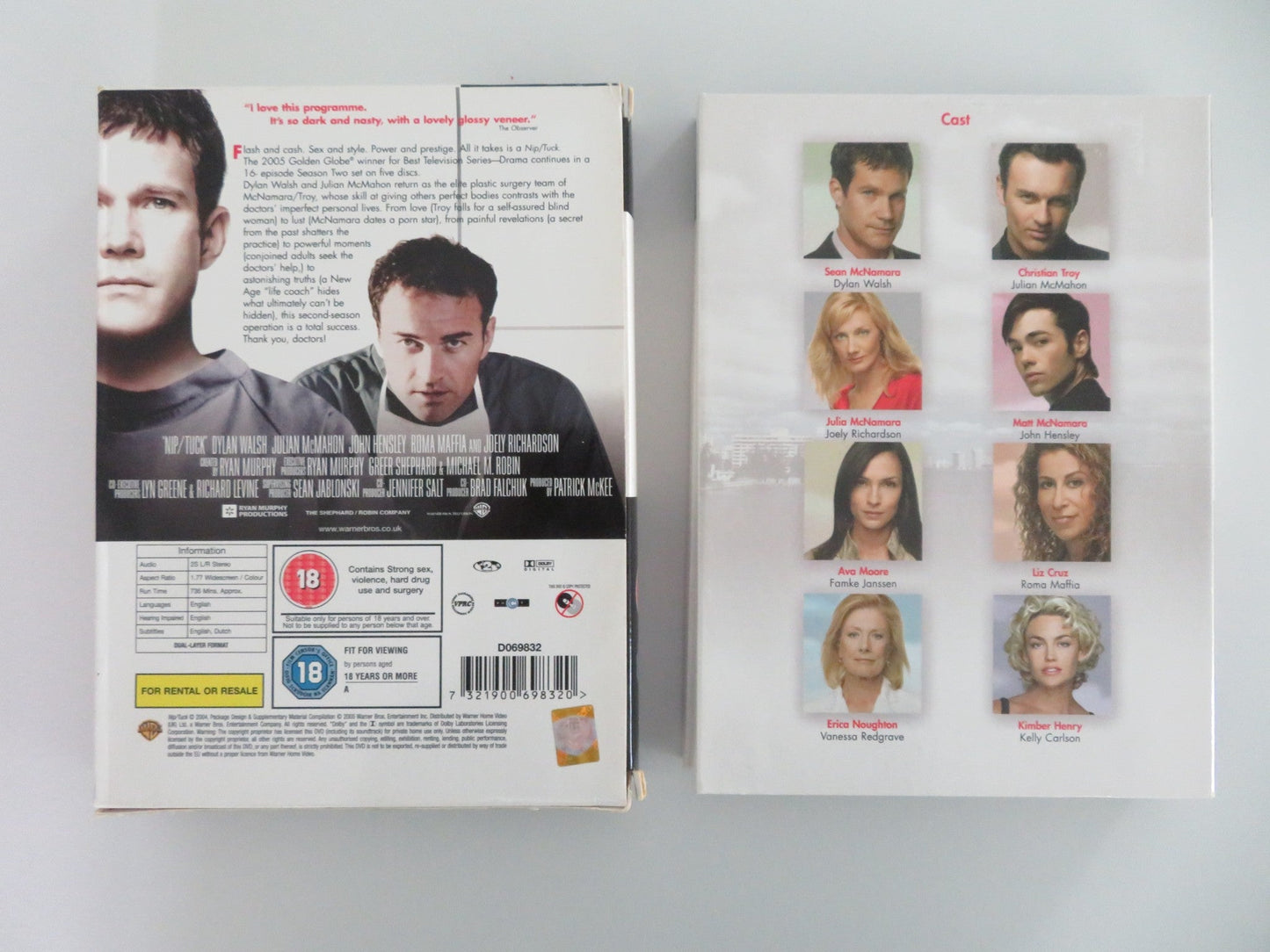 Nip/Tuck - The Complete Second Season (DVD BoxSet) Dylan Walsh 2004 Region 2 Movie posters