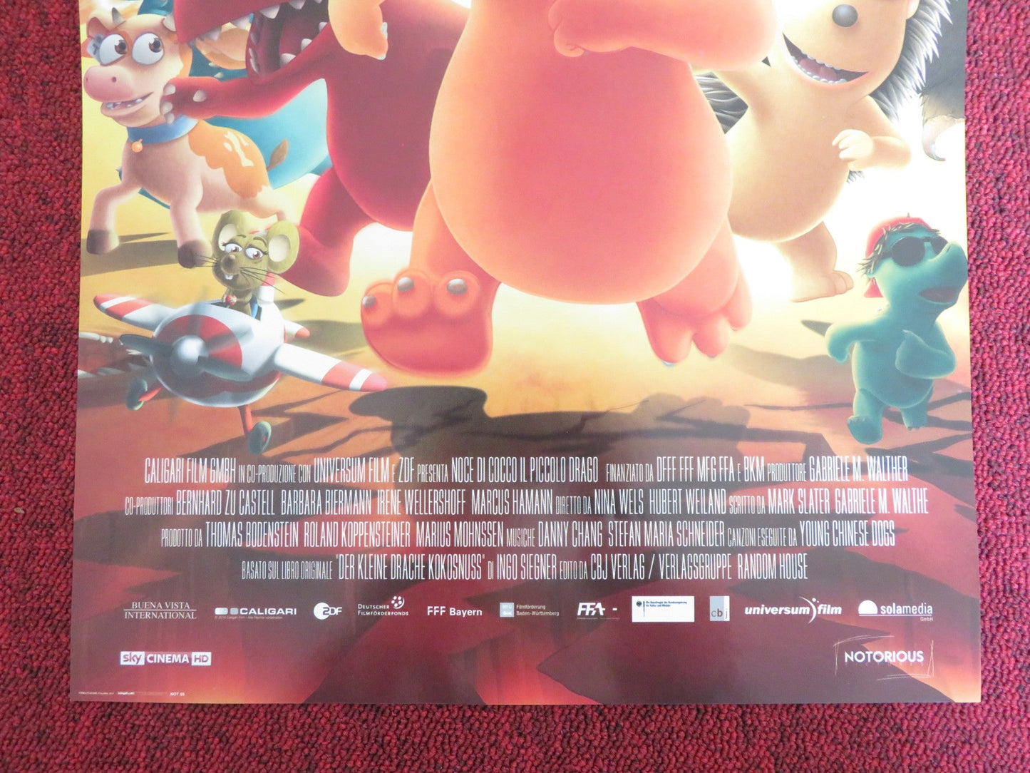 NOCEDICOCCO IL PICCOLO DRAGO ITALIAN LOCANDINA POSTER SARAH ALLES 2014 Rendezvous Cinema Movie posters