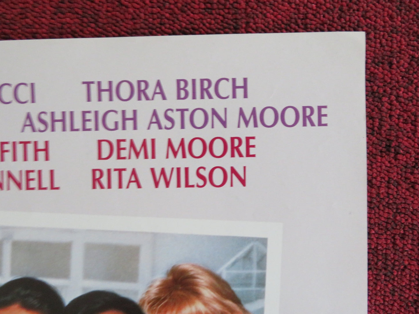 NOW AND THEN VHS VIDEO POSTER DEMI MOORE THORA BIRCH CHRISTINA RICCI 1995 Rendezvous Cinema Movie posters