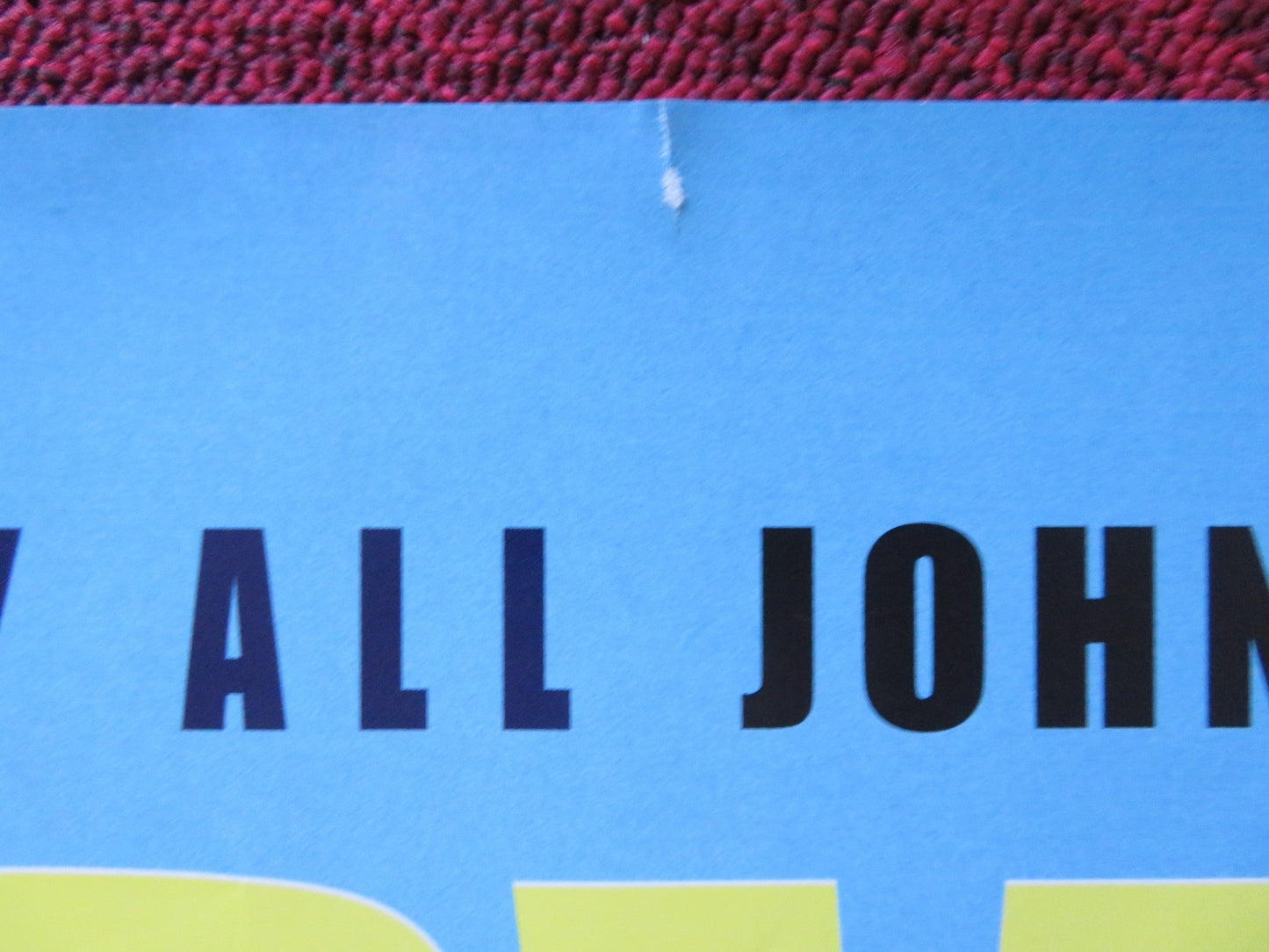 NOWHERE BOY UK QUAD ROLLED POSTER AARON TAYLOR - JOHNSON ANNE - MARIE DUFF 2009 Rendezvous Cinema Movie posters