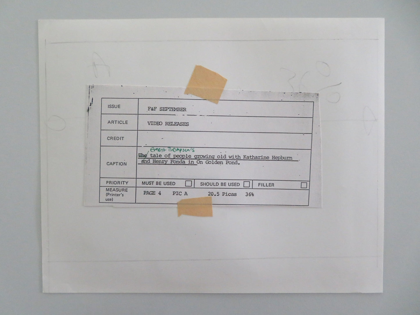 ON GOLDEN POND MOVIE STILL PHOTO HENRY FONDA KATHARINE HEPBURN 1981 Movie posters