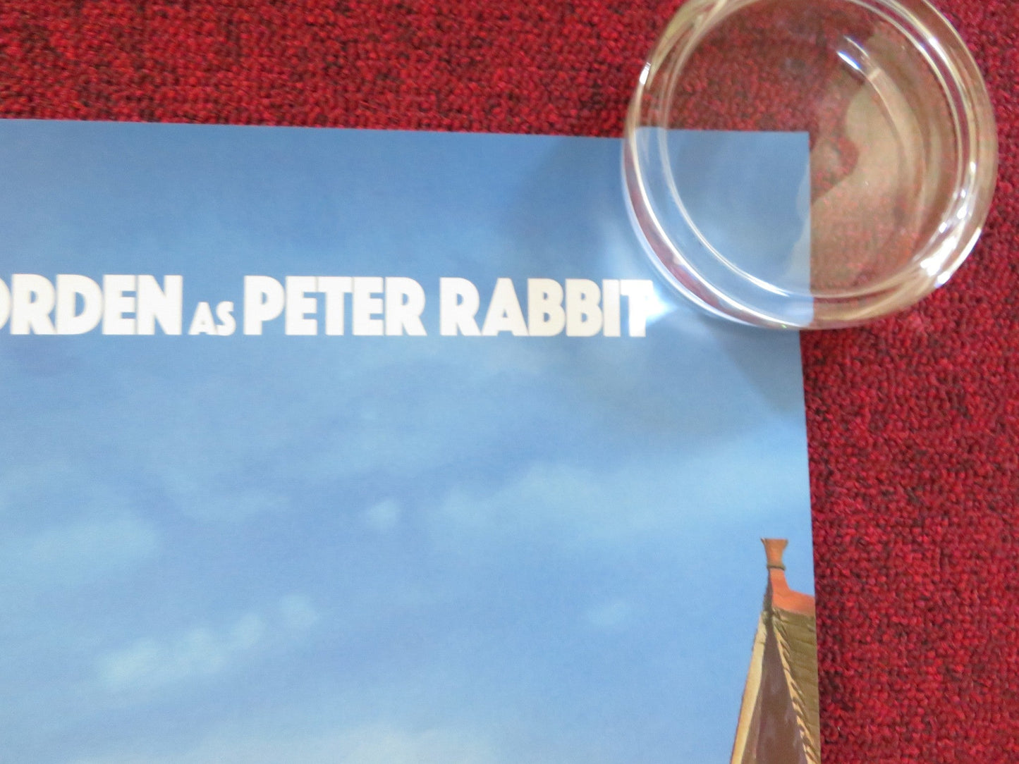 PETER RABBIT 2: THE RUNAWAY UK QUAD ROLLED POSTER ROSE BYRNE GLEESON 2021 Rendezvous Cinema Movie posters