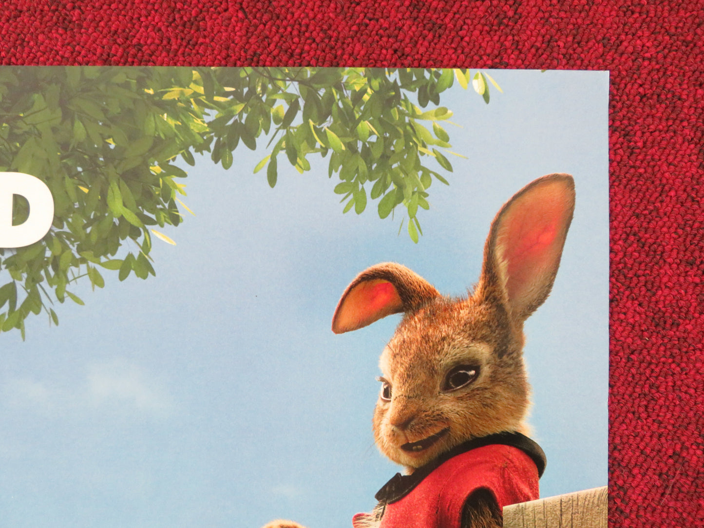 Peter Rabbit US One Sheet Rolled Poster James Corden Domhnall Gleeson 2018 Movie posters