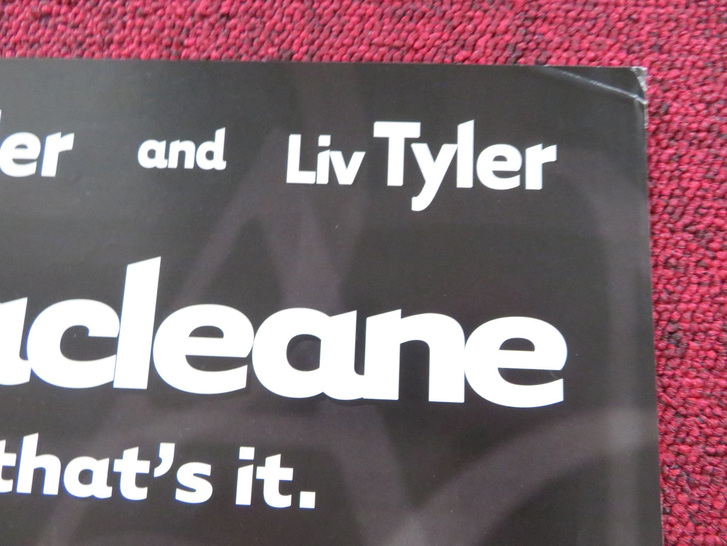 PLUNKETTE & MACLEANE VHS VIDEO POSTER ROBERT CARLYLE LIV TYLER 1999 Rendezvous Cinema Movie posters