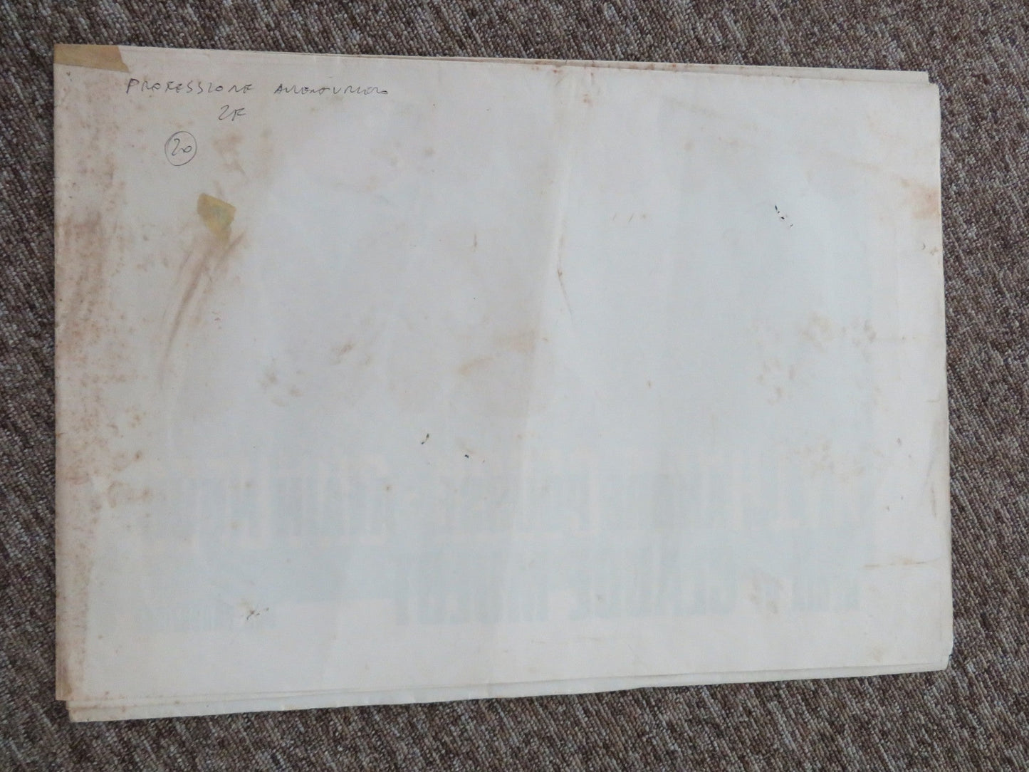 PROFESSION: ADVENTURERS ITALIAN 2 FOGLIO POSTER NATHALIE DELON C. SOUTHWOOD 1973 Rendezvous Cinema Movie posters