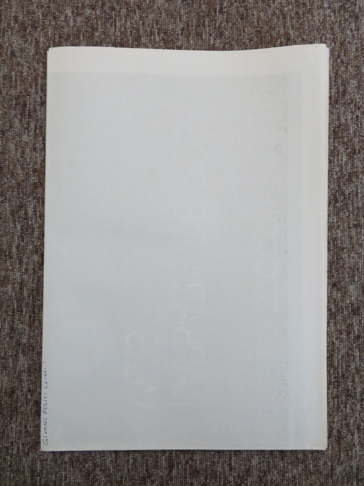 QUIET DAYS IN CLICHY ITALIAN 2 FOGLIO POSTER ANDREW MCCARTHY B. DE ROSSI 1991 Rendezvous Cinema Movie posters