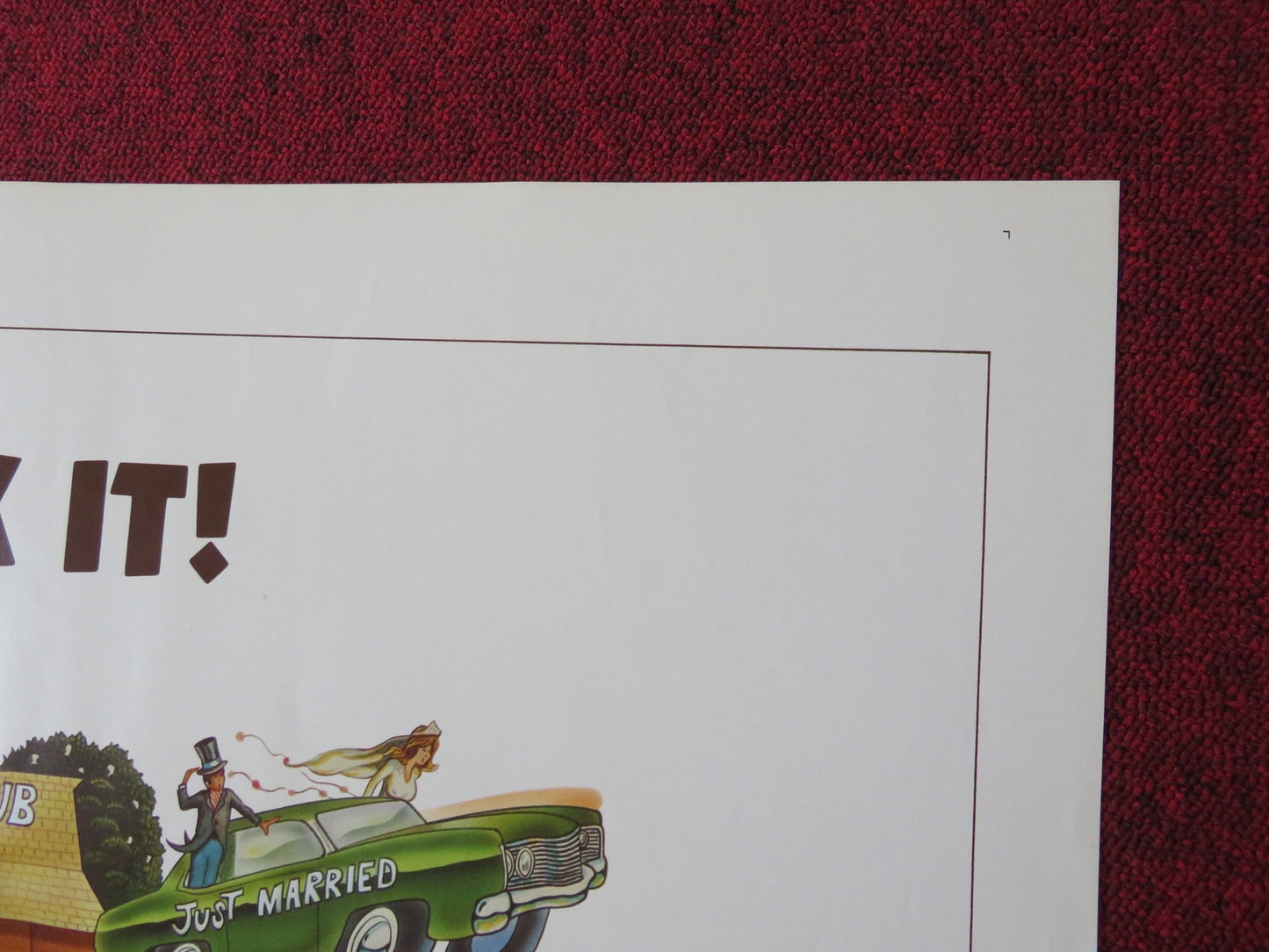 RACQUET FOLDED US ONE SHEET POSTER BERT CONVY EDIE ADAMS 1979 Rendezvous Cinema Movie posters