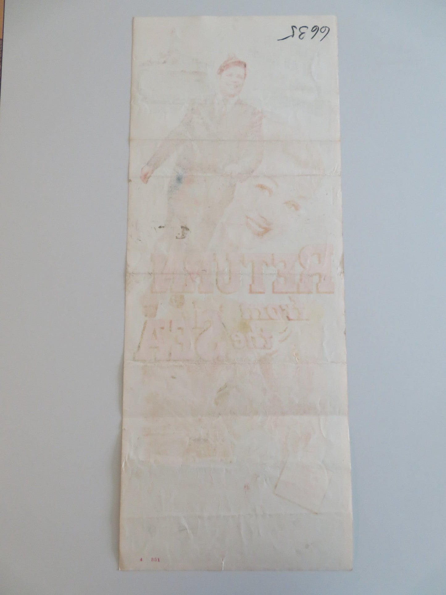 RETURN FROM THE SEA US INSERT POSTER JAN STERLING NEVILLE BRAND 1954 Rendezvous Cinema Movie posters