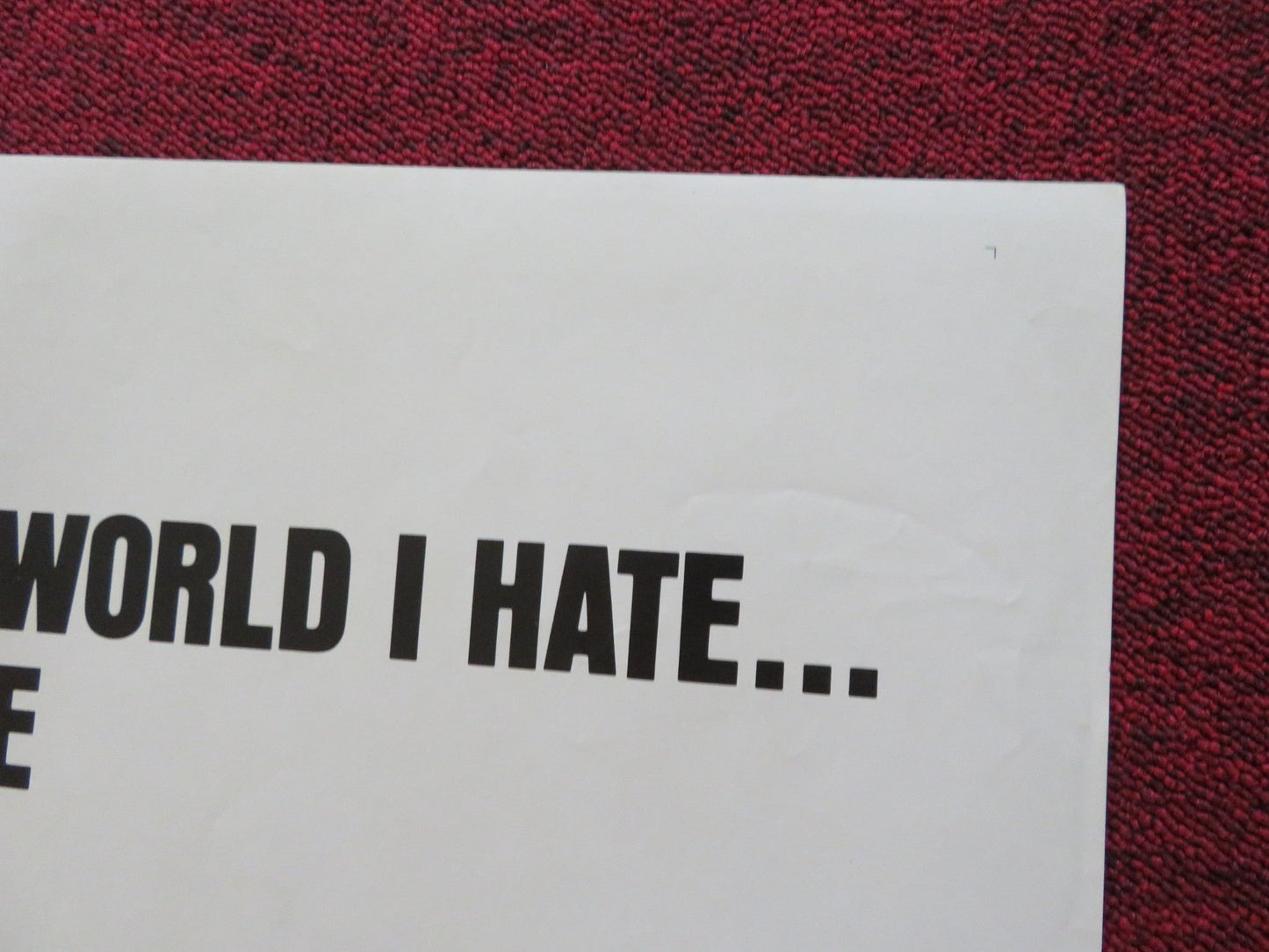 RIDE IN A PINK CAR FOLDED US ONE SHEET POSTER GLENN CORBETT MORGAN WOODWARD 1973 Rendezvous Cinema Movie posters