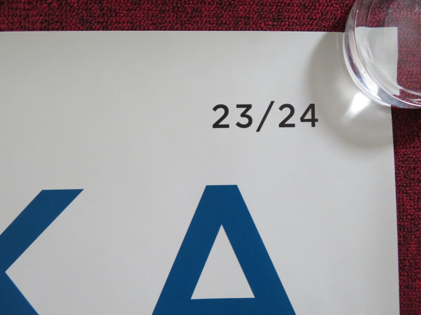 ROYAL OPERA HOUSE RUSALKA UK QUAD ROLLED POSTER ANTONIN DVORAK 2024 Rendezvous Cinema Movie posters