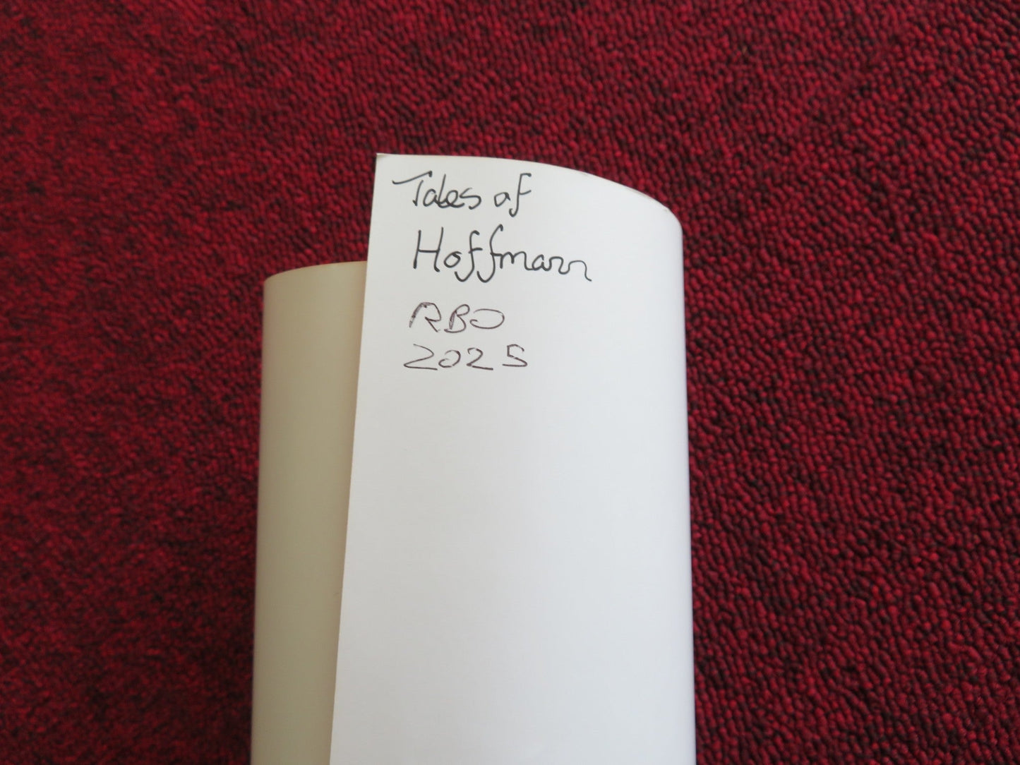 ROYAL OPERA HOUSE: THE TALES OF HOFFMAN UK QUAD ROLLED POSTER J. D. FLOREZ 2025 Rendezvous Cinema Movie posters