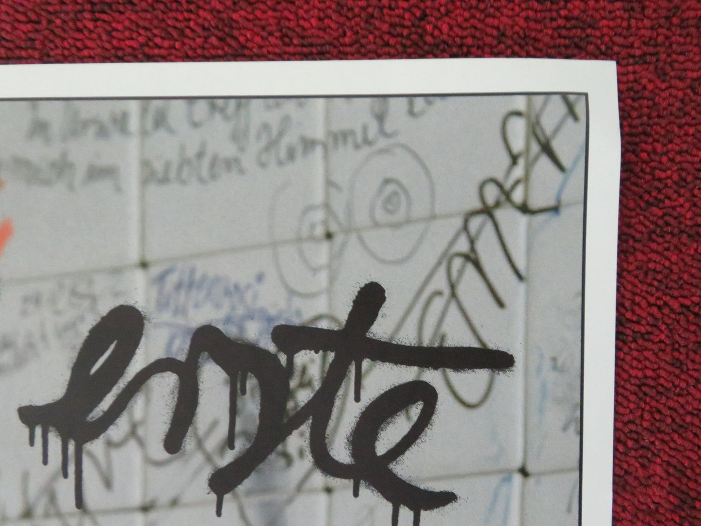 RUHE IST DER ERSTE BURGERFLUCH GERMAN STAGE POSTER ROLLED CHETVERIKOVA 1986 Movie posters