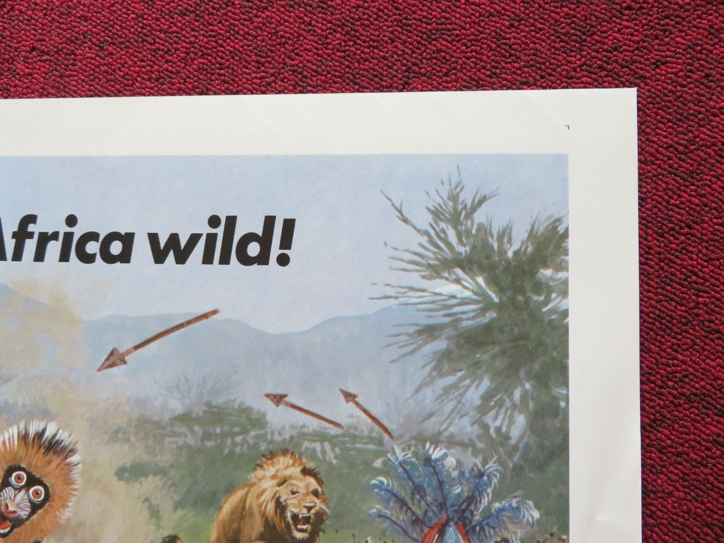 SAFARI 3000 FOLDED US ONE SHEET POSTER STOCKARD CHANNING DAVID CARRADINE 1982 Rendezvous Cinema Movie posters