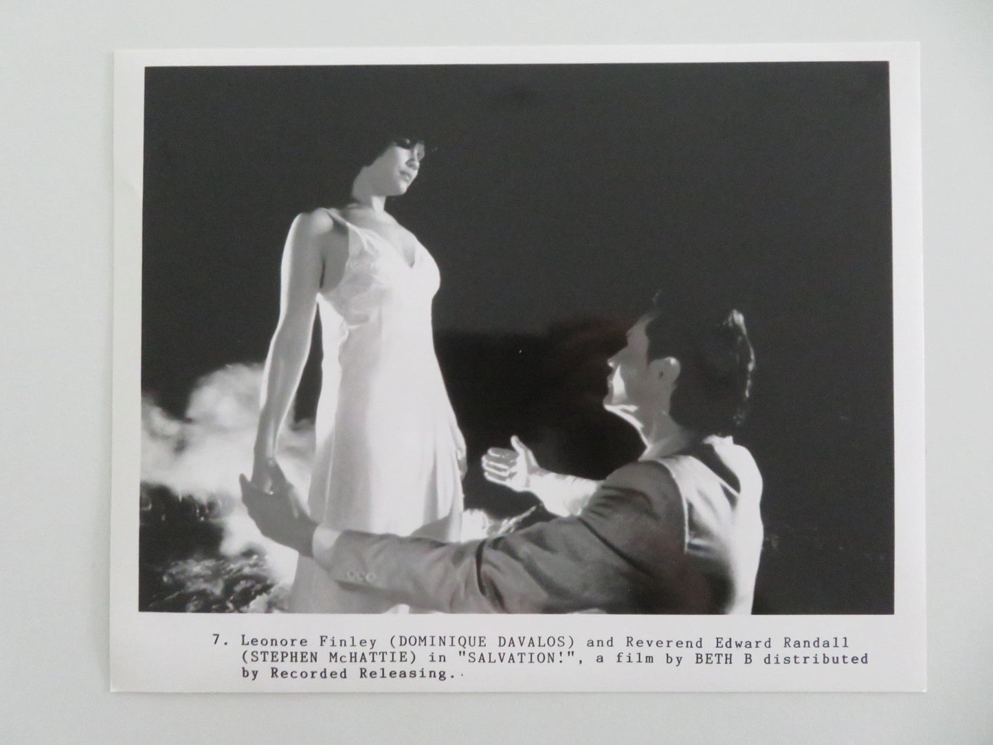 SALVATION! MOVIE STILL PHOTO LOT OF 5 STEPHEN MCHATTIE DOMINIQUE DAVALOS 1987 - Rendezvous Cinema