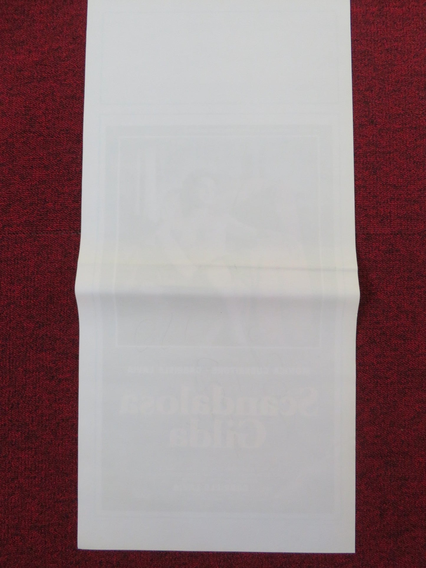 SCANDALOUS GILDA ITALIAN LOCANDINA POSTER MONICA GUERRITORE GABRIELE LAVIA 1985 Rendezvous Cinema Movie posters