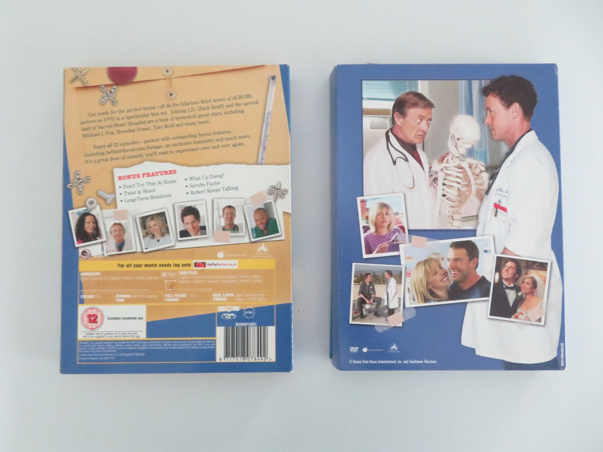 Scrubs The Complete Third Series (DVD BoxSet) Zach Braff 2003 Region 2 Movie posters