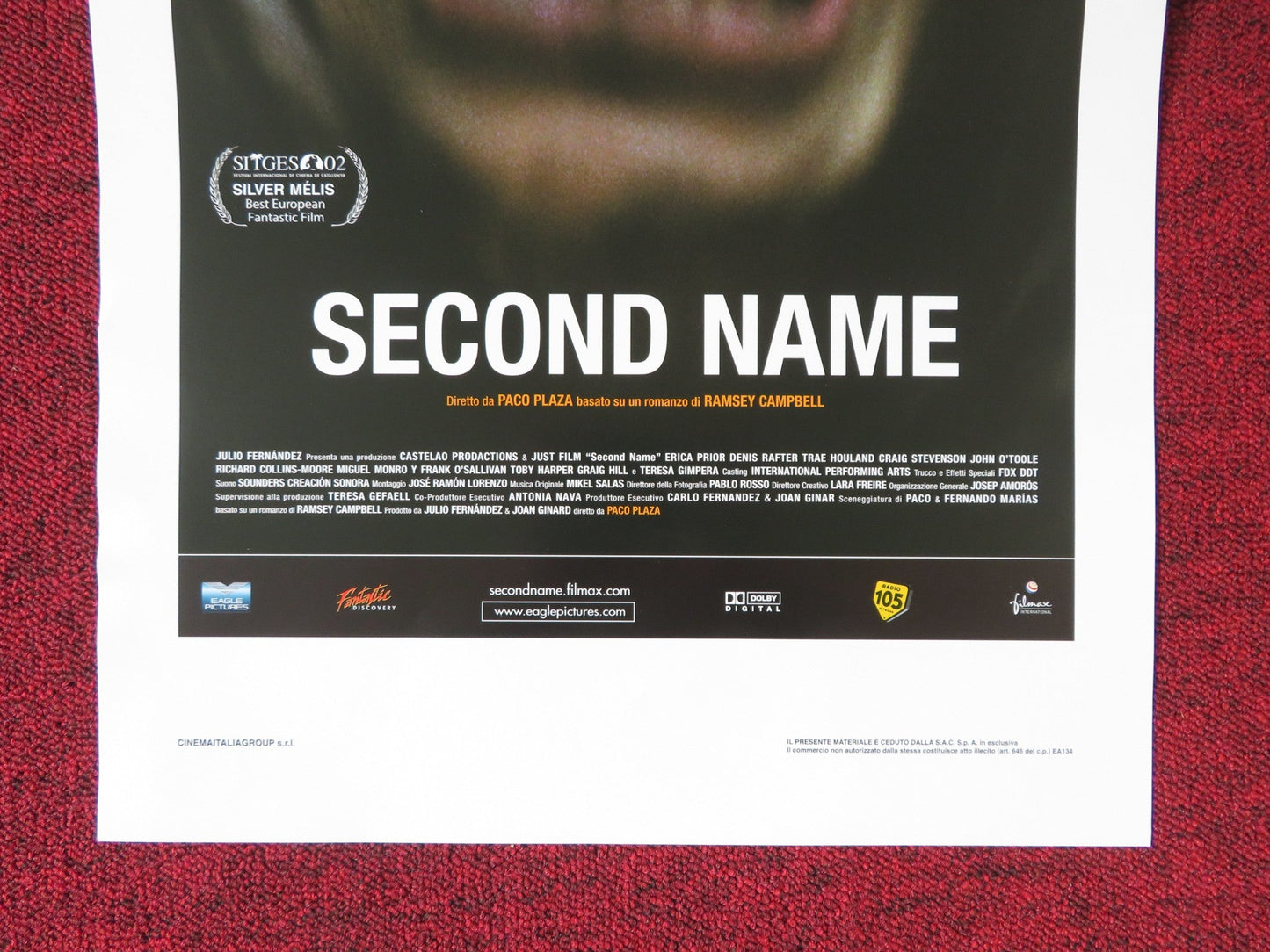 SECOND NAME ITALIAN LOCANDINA POSTER ERICA PRIOR TRAE HOULIHAN 2002 Rendezvous Cinema Movie posters