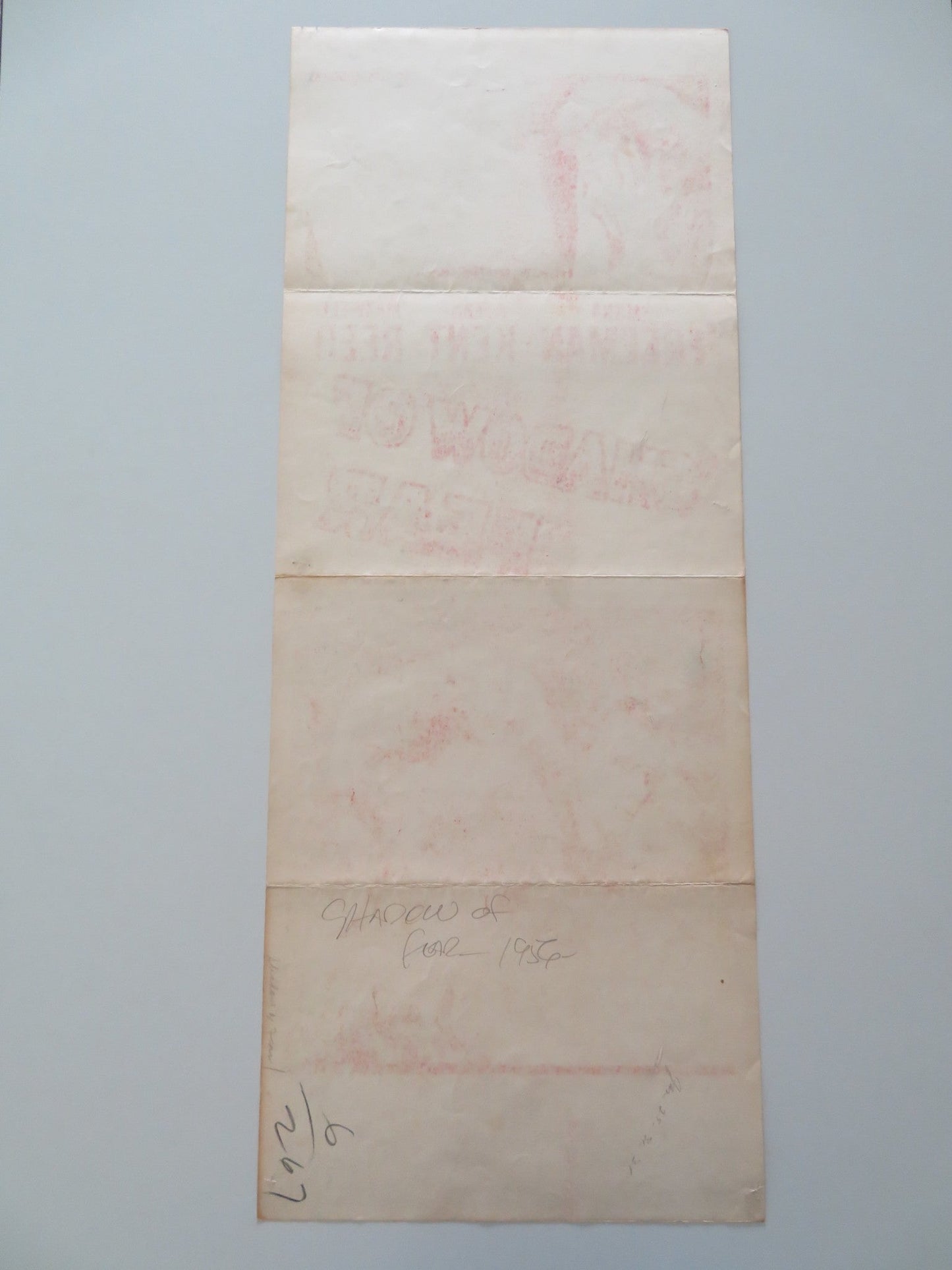 SHADOW OF FEAR US INSERT POSTER MONA FREEMAN JEAN KENT 1956 Rendezvous Cinema Movie posters