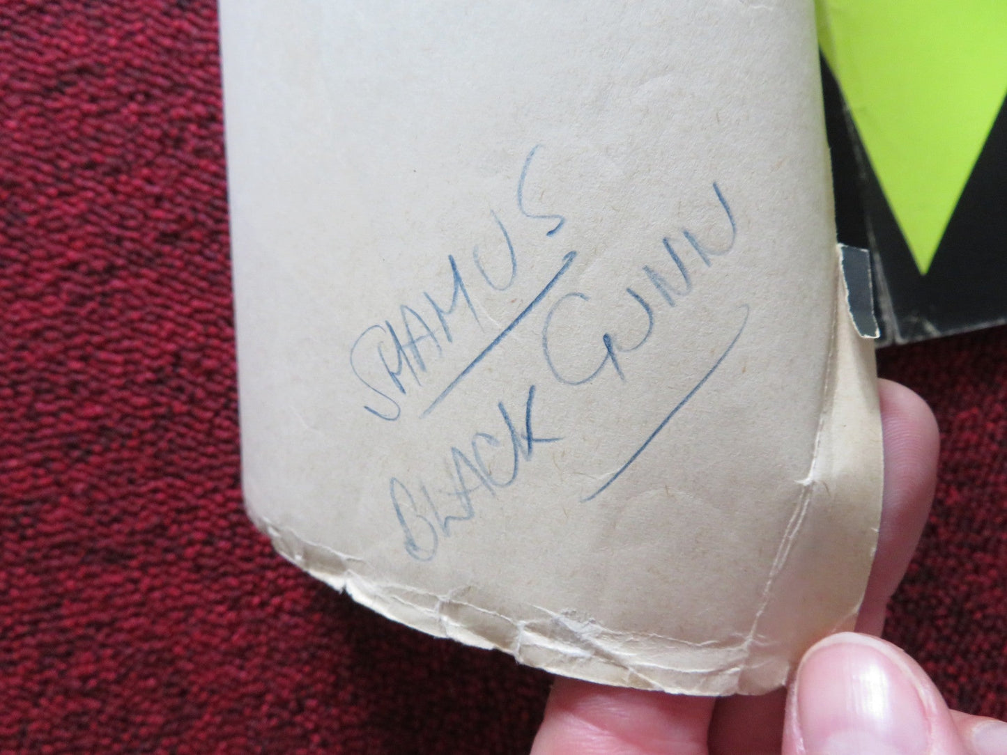 SHAMUS / BLACK GUNN COMBO UK QUAD ROLLED POSTER BURT REYNOLDS JIM BROWN 1973 Rendezvous Cinema Movie posters