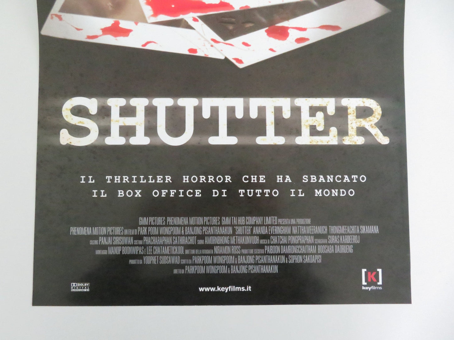 SHUTTER ITALIAN LOCANDINA POSTER ANANDA EVERINGHAM ACHITA SIKAMANA 2004 Movie posters