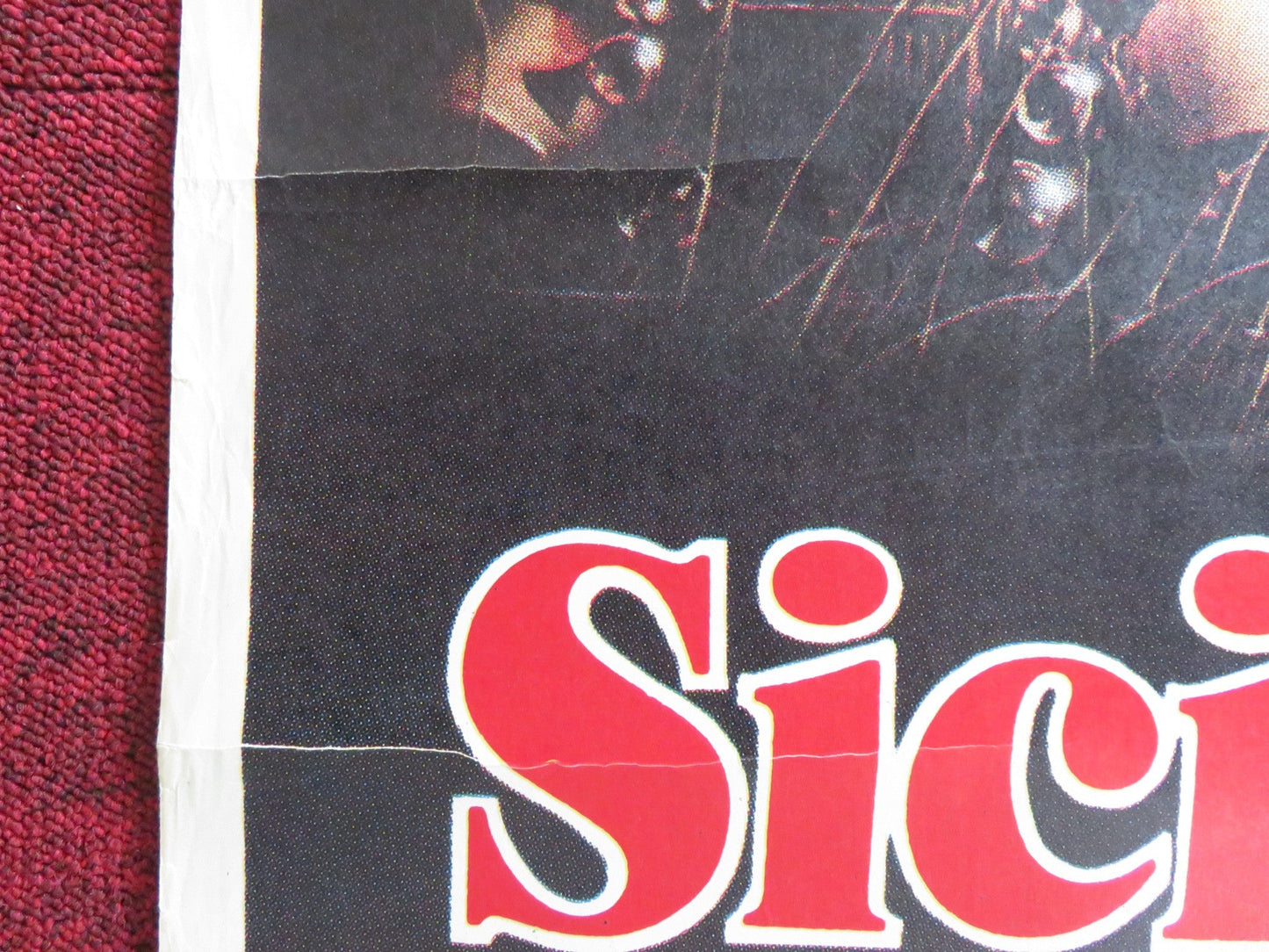 SICILIAN TURKISH POSTER ROLLED CHRISTOPHER LAMBERT TERENCE STAMP 1987 Rendezvous Cinema Movie posters