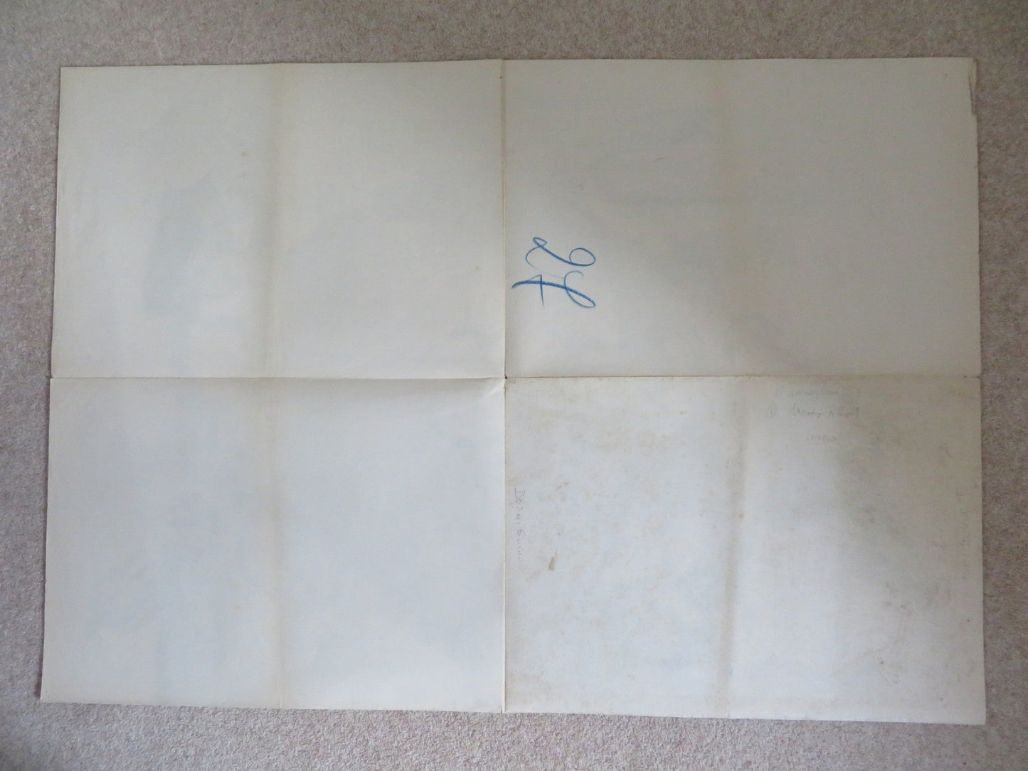 SLEEPER ITALIAN 2 FOGLIO POSTER WOODY ALLEN DIANE KEATON 1973 Rendezvous Cinema Movie posters