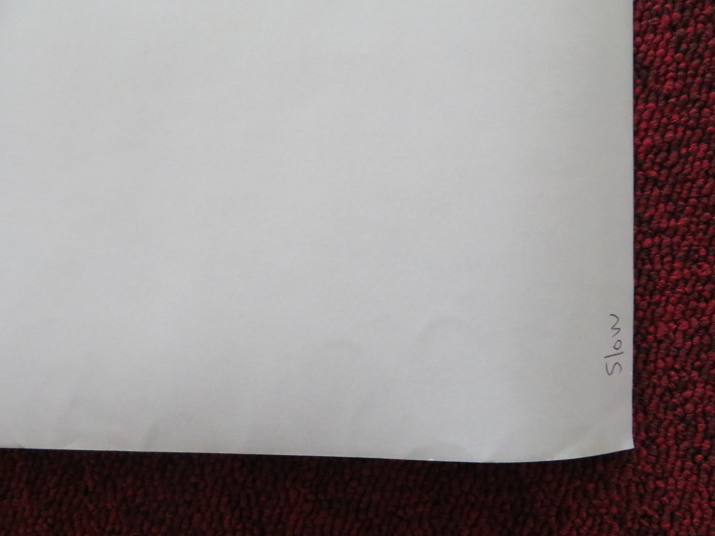 SLOW UK QUAD ROLLED POSTER GRETA GRINEVICIUTE KESTUTIS CICENAS 2023 Rendezvous Cinema Movie posters