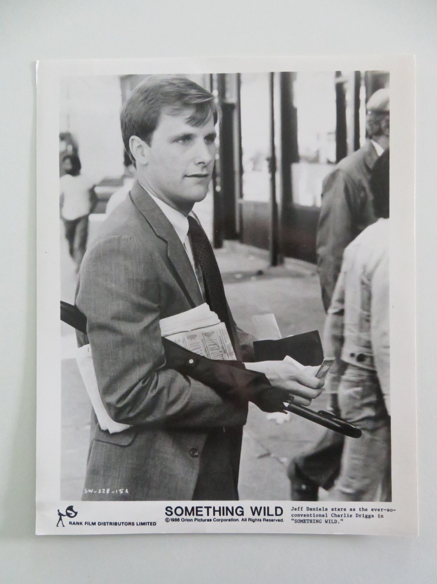 SOMETHING WILD - B MOVIE STILL PHOTO LOT OF 4 JEFF DANIELS MELANIE GRIFFITHS 1986 Movie posters