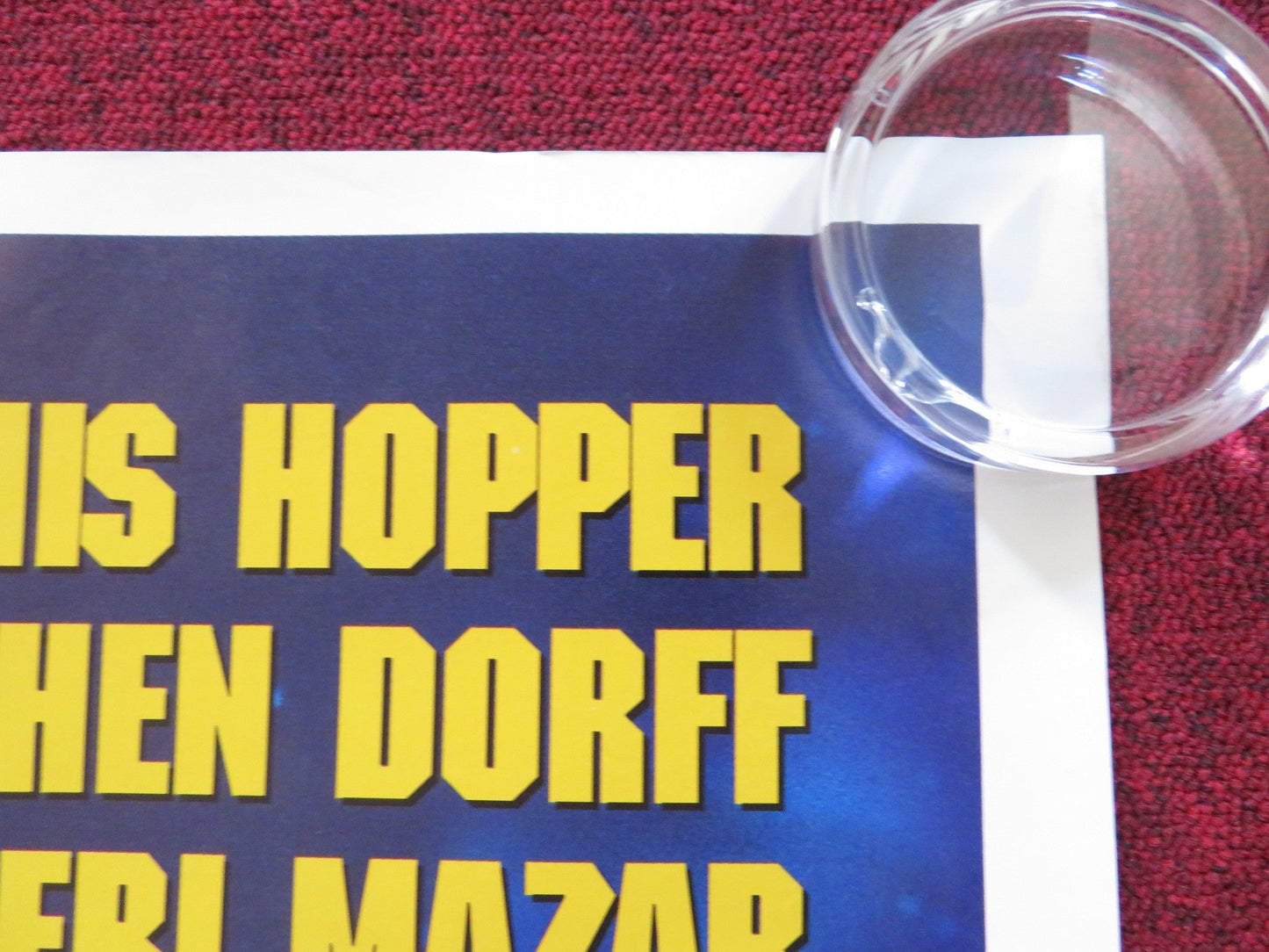 SPACE TRUCKERS UK QUAD ROLLED POSTER DENNIS HOPPER STEPHEN DORFF C. DANCE 1996 Rendezvous Cinema Movie posters