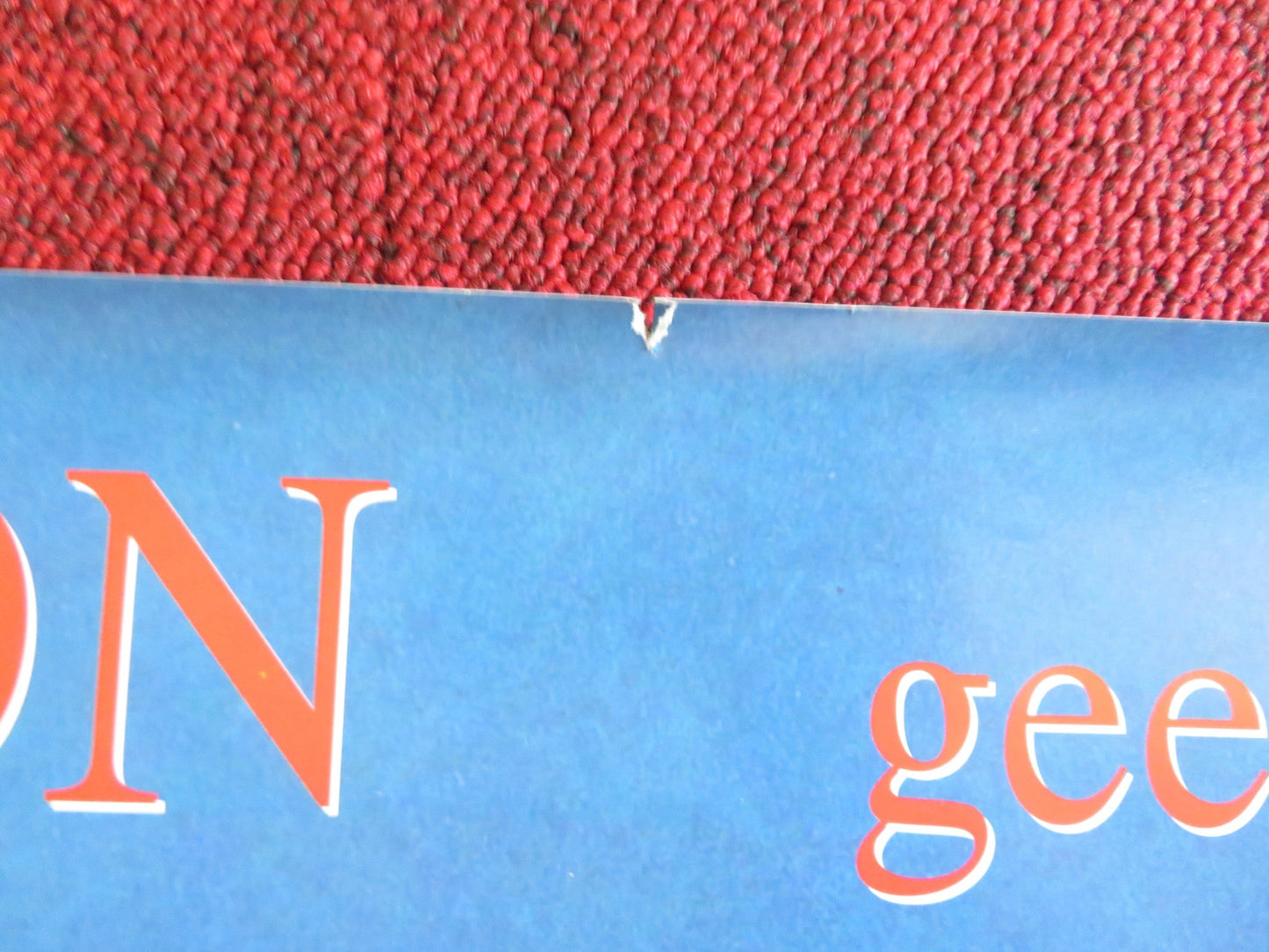 SPEECHLESS US ONE SHEET ROLLED POSTER MICHAEL KEATON GEENA DAVIS 1994 Rendezvous Cinema Movie posters