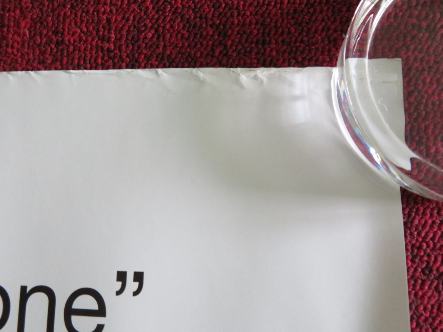 STEVE JOBS UK QUAD ROLLED POSTER MICHAEL FASSBENDER KATE WINSLET 2015 Rendezvous Cinema Movie posters