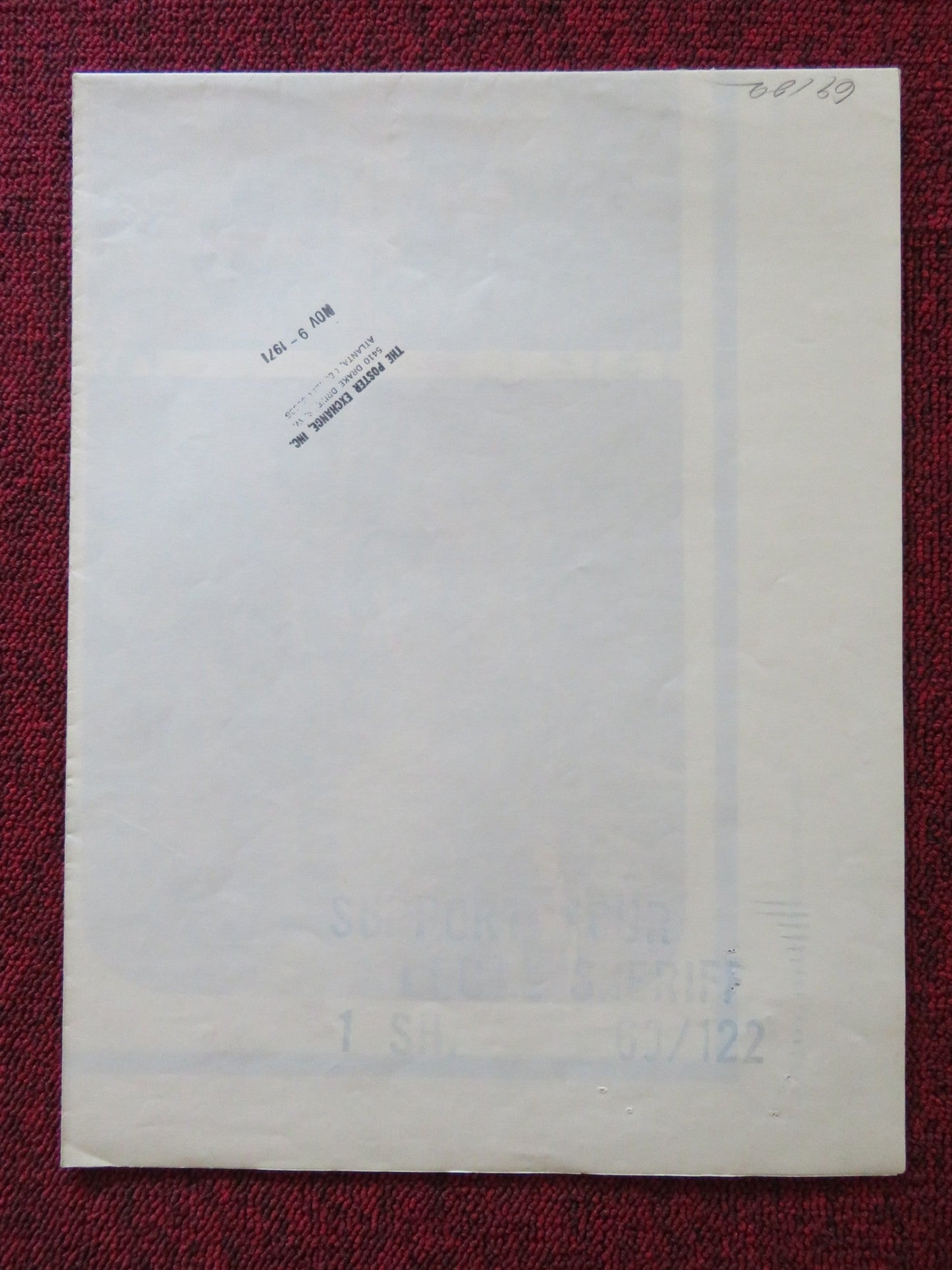 SUPPORT YOUR LOCAL SHERIFF FOLDED US ONE SHEET POSTER JAMES GARNER 1969 Rendezvous Cinema Movie posters