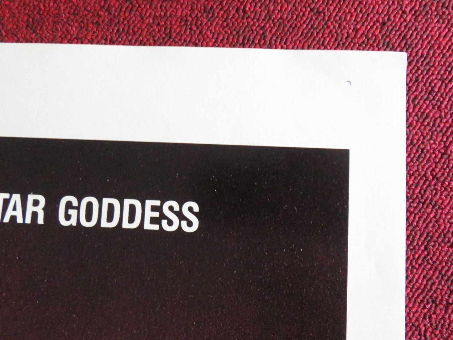 TABOO AMERICAN - STYLE 1 THE RUTHLESS BEGINNING FOLDED US ONE SHEET POSTER 1985 Rendezvous Cinema Movie posters