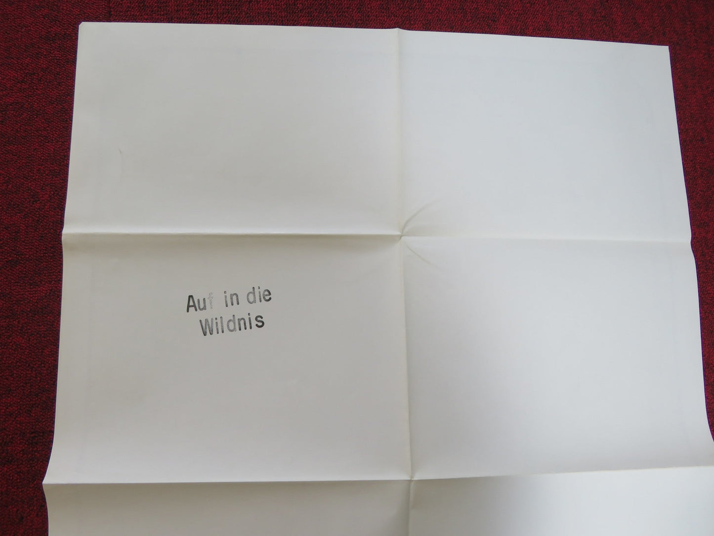 THE ADVENTURES OF THE WILDERNESS FAMILY GERMAN A1 POSTER FOLDED R. LOGAN 1981 Rendezvous Cinema Movie posters