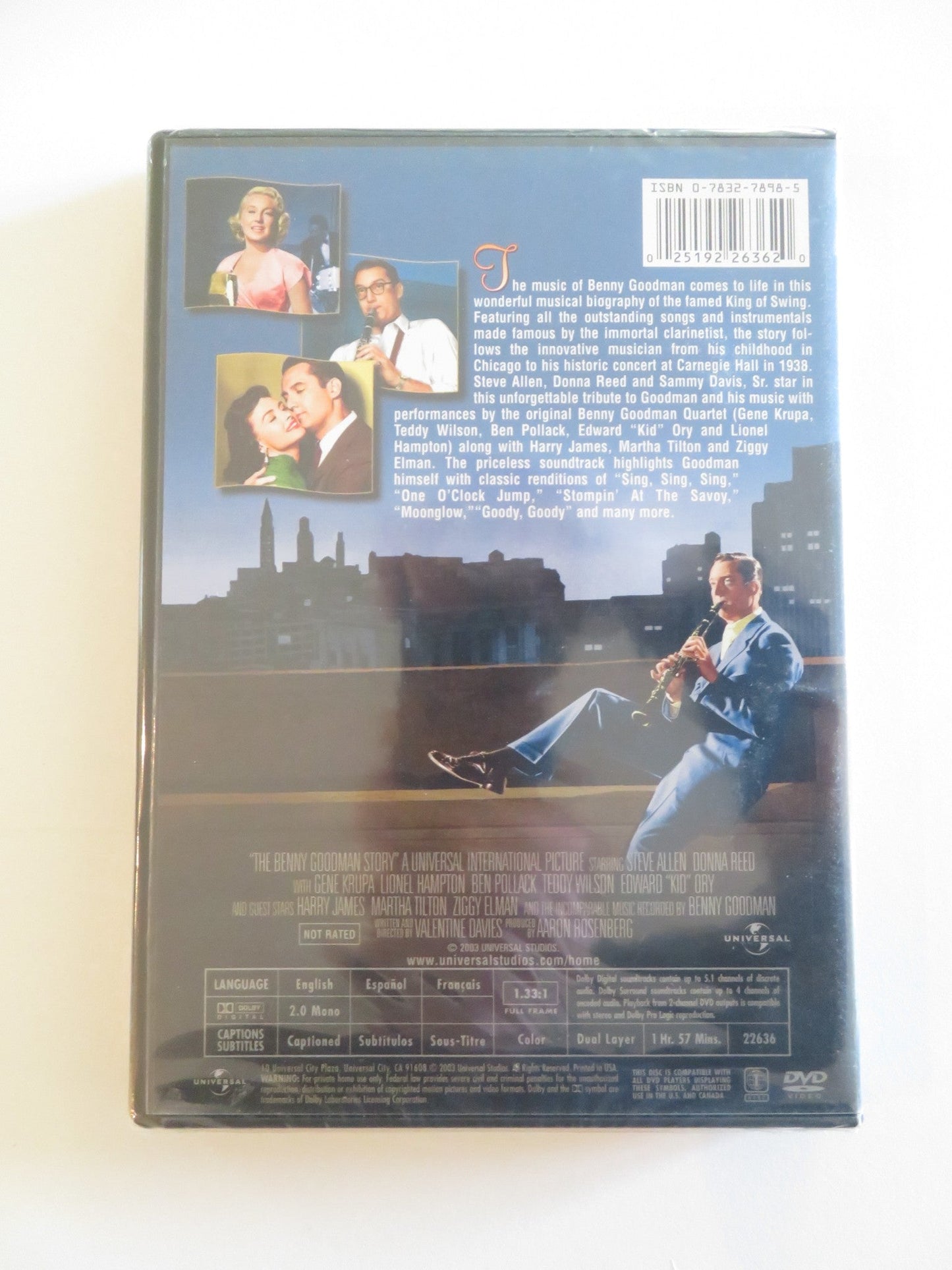 THE BENNY GOODMAN STORY (DVD) STEVE ALLEN DONNA REED 1956 REGION 1 Rendezvous Cinema Movie posters