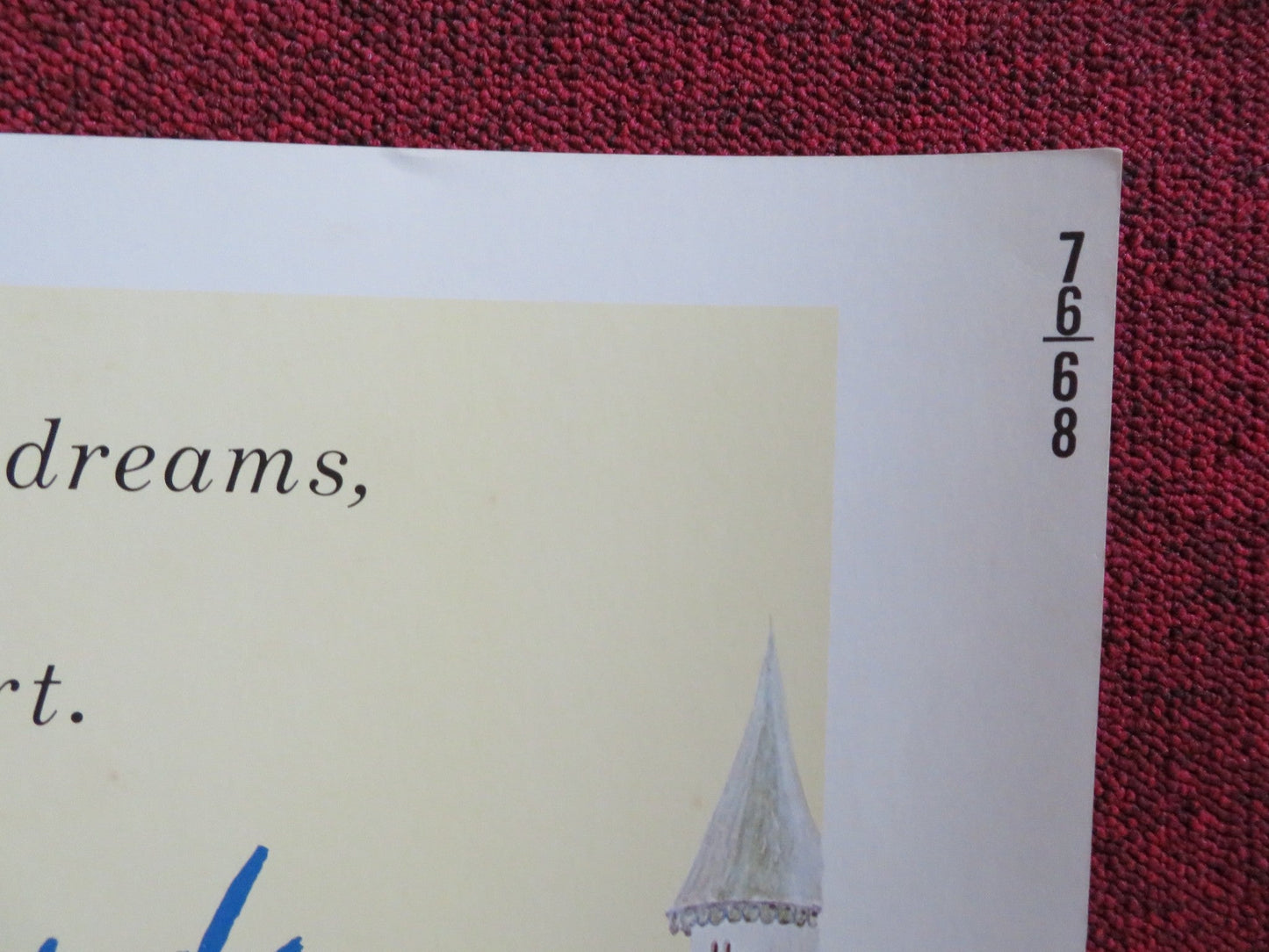 THE BLUE BIRD US HALF SHEET (22"x 28") POSTER ELIZABETH TAYLOR JANE FONDA 1976 Rendezvous Cinema Movie posters