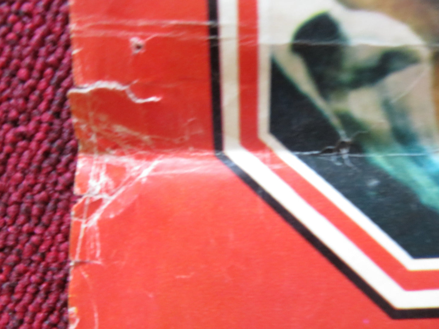 THE BLUE EYED BANDIT - A ITALIAN FOTOBUSTER POSTER FOLDED FRANCO NERO 1980 Rendezvous Cinema Movie posters