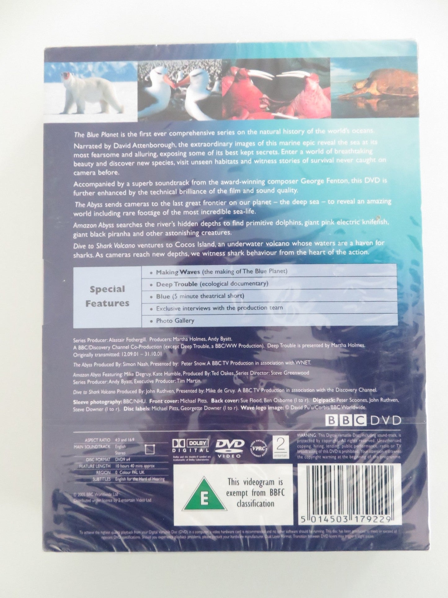 The Blue Planet - Special Edition - B (DVD BoxSet) D. Attenborough 2001 Region 0 Movie posters