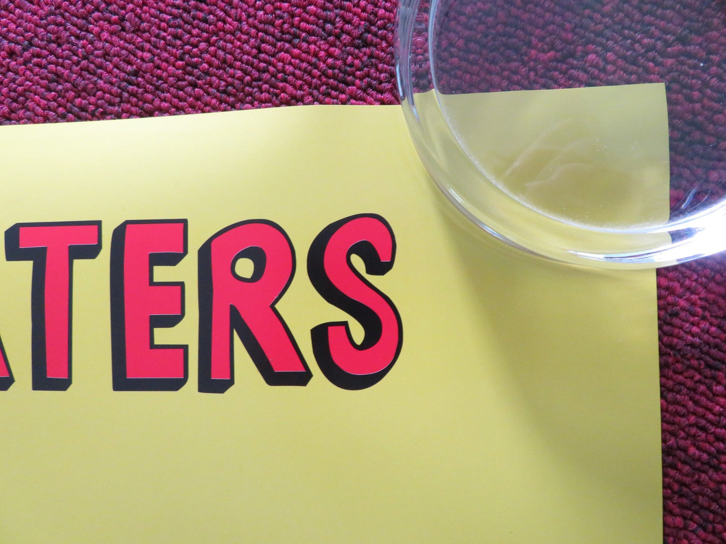 THE BOB'S BURGERS MOVIE VERS. C US ONE SHEET ROLLED POSTER H. JON BENJAMIN 2022 Rendezvous Cinema Movie posters