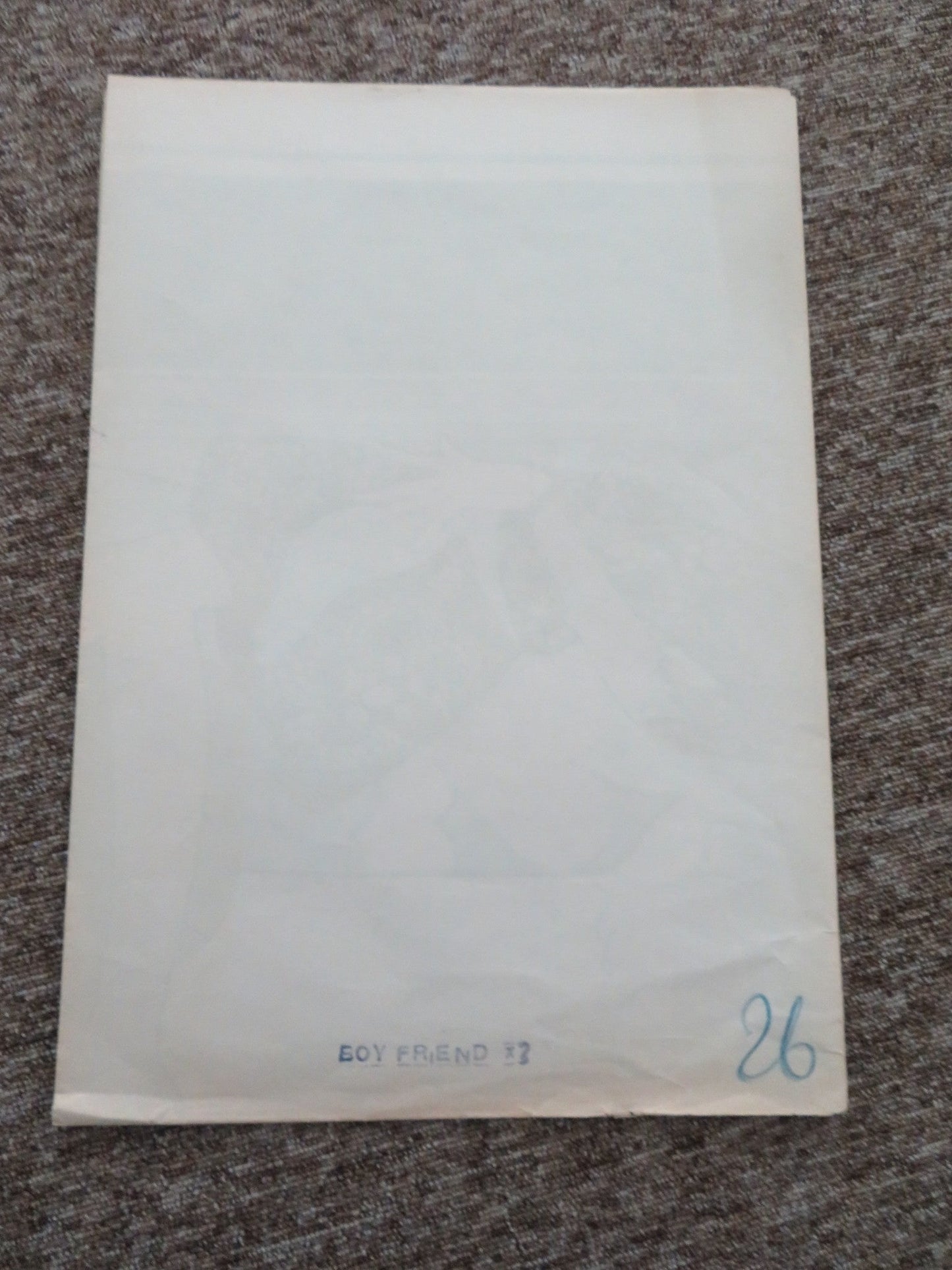 THE BOY FRIEND ITALIAN 2 FOGLIO POSTER TWIGGY CHRISTOPHER GABLE 1972 Rendezvous Cinema Movie posters