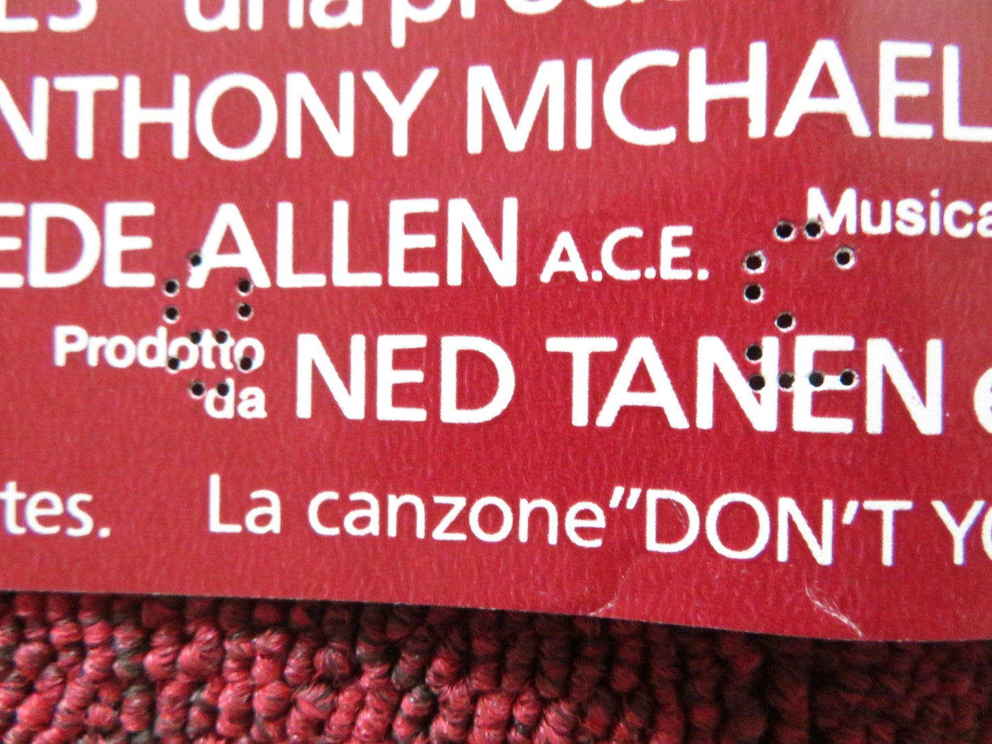 THE BREAKFAST CLUB - E ITALIAN FOTOBUSTA POSTER ESTEVEZ RINGWALD SHEEDY 1985 Rendezvous Cinema Movie posters