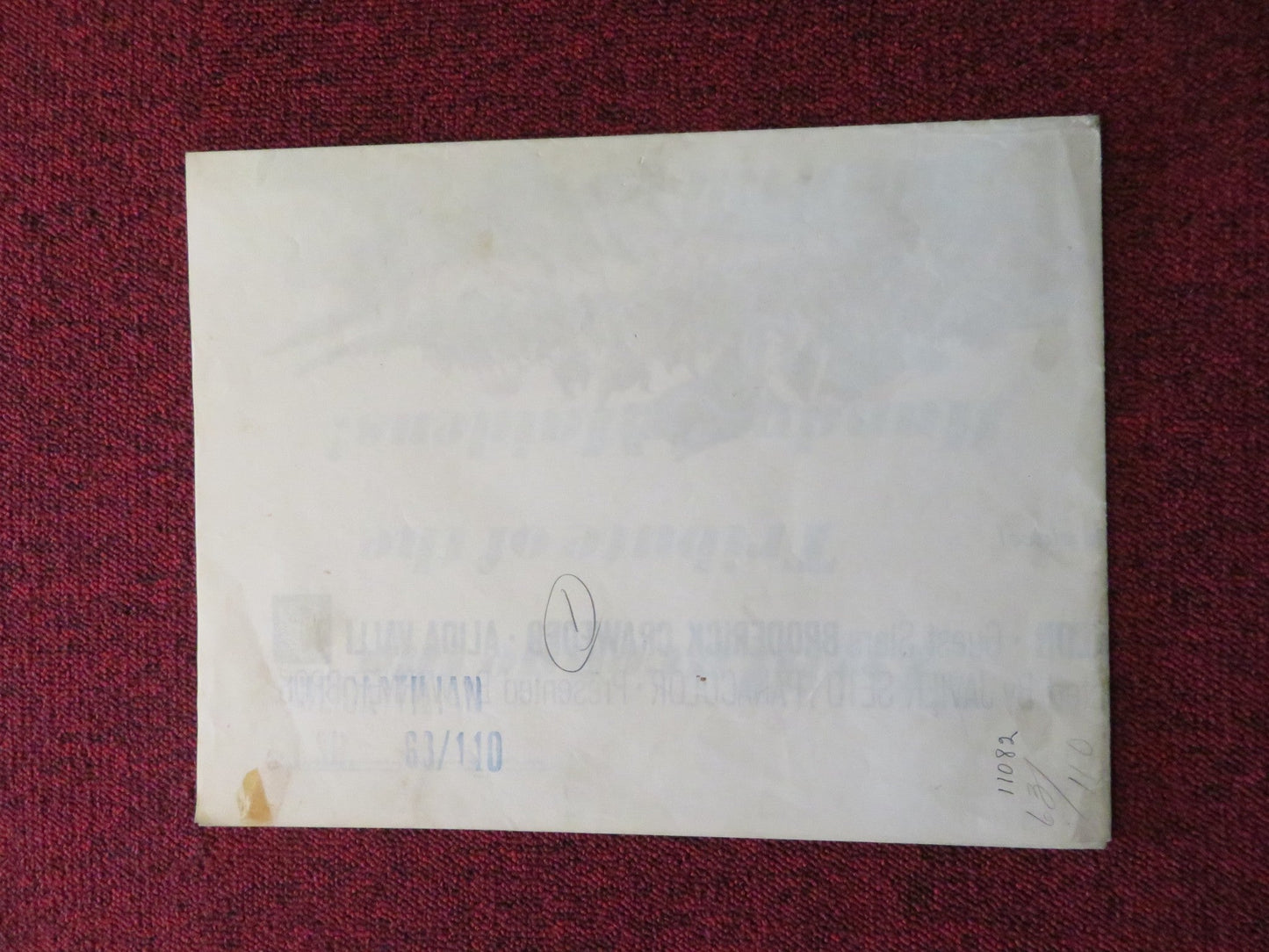 THE CASTILIAN FOLDED US ONE SHEET POSTER CESAR ROMERO FRANKIE AVALON 1963 Rendezvous Cinema Movie posters