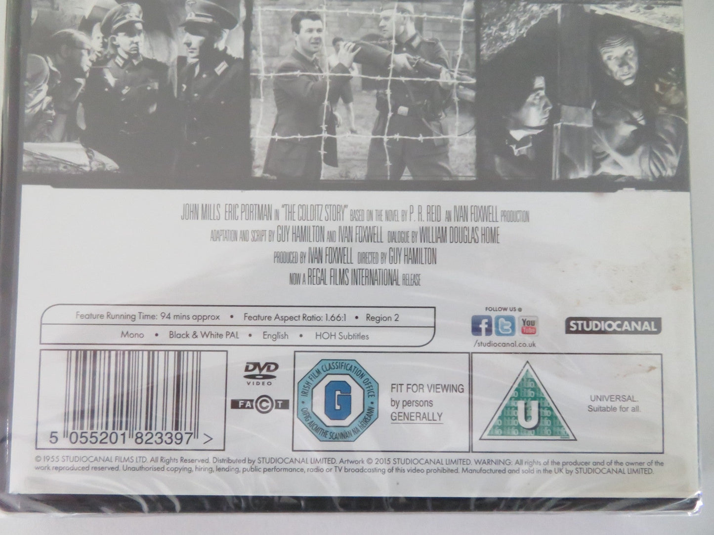 THE COLDITZ STORY (DVD) JOHN MILLS ERIC PORTMAN 1955 REGION 2 Movie posters