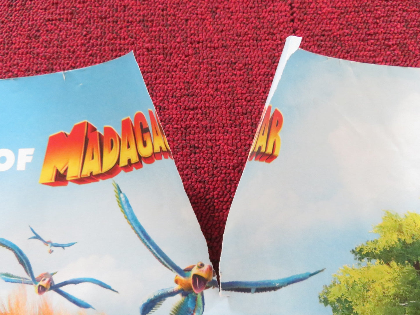 THE CROODS - B UK QUAD ROLLED POSTER NICOLAS CAGE EMMA STONE 2013 Rendezvous Cinema Movie posters