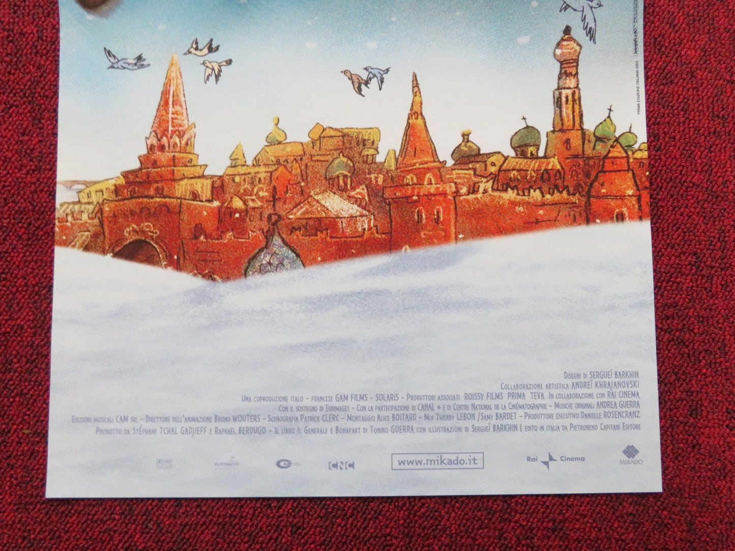 THE DOG, THE GENERAL, AND THE BIRDS ITALIAN LOCANDINA POSTER MICHEL ELIAS 2003 Rendezvous Cinema Movie posters