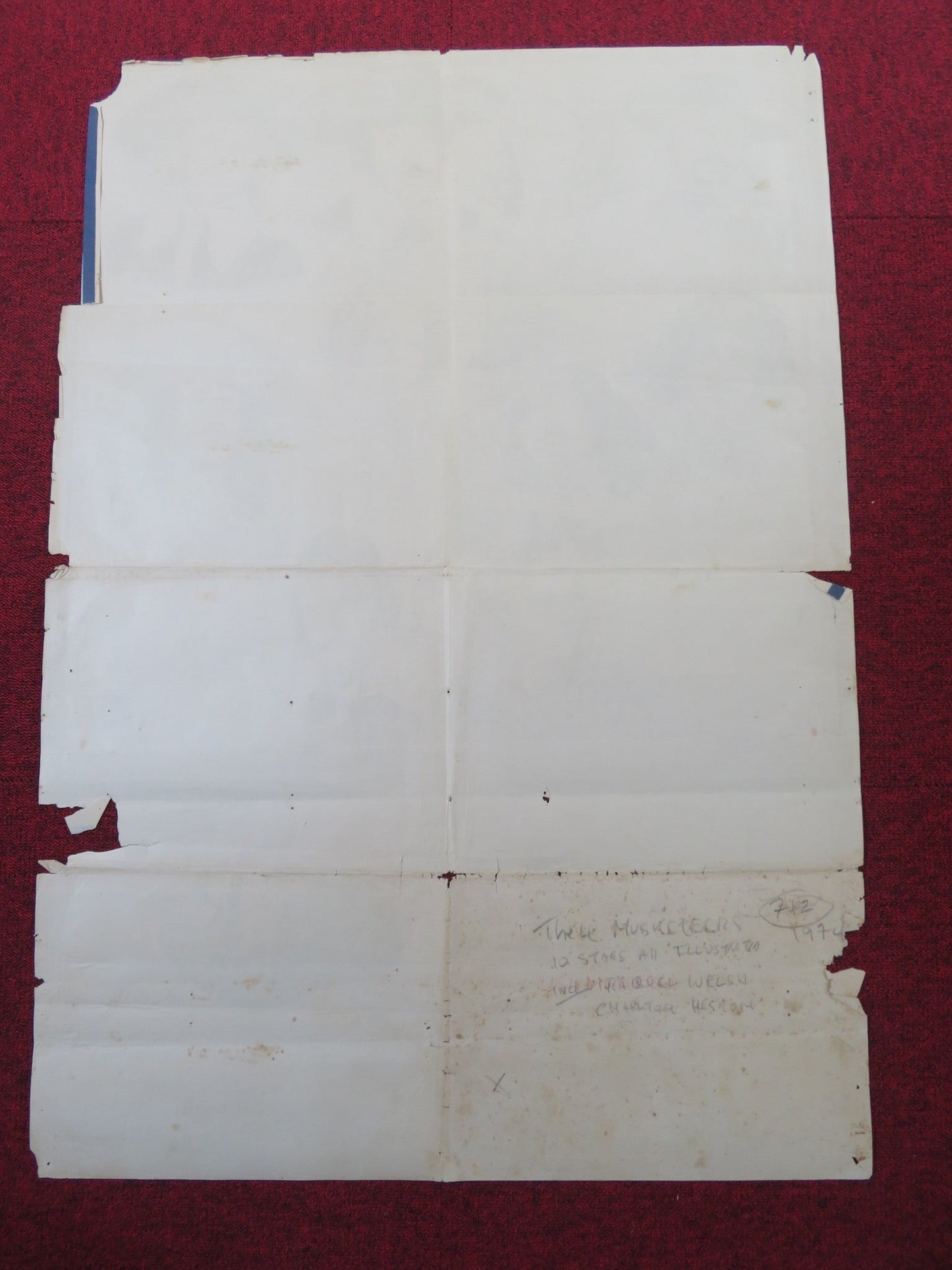 THE FOUR MUSKETEERS: MILADY'S REVENGE SPANISH POSTER OLIVER REED R. WELCH 1974 Rendezvous Cinema Movie posters