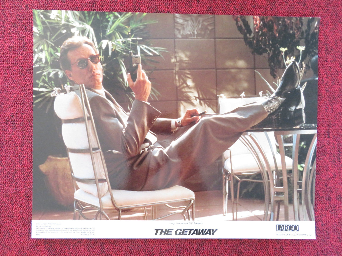 THE GETAWAY US LOBBY CARD FULL SET ALEC BALDWIN KIM BASINGER 1994 Rendezvous Cinema Movie posters